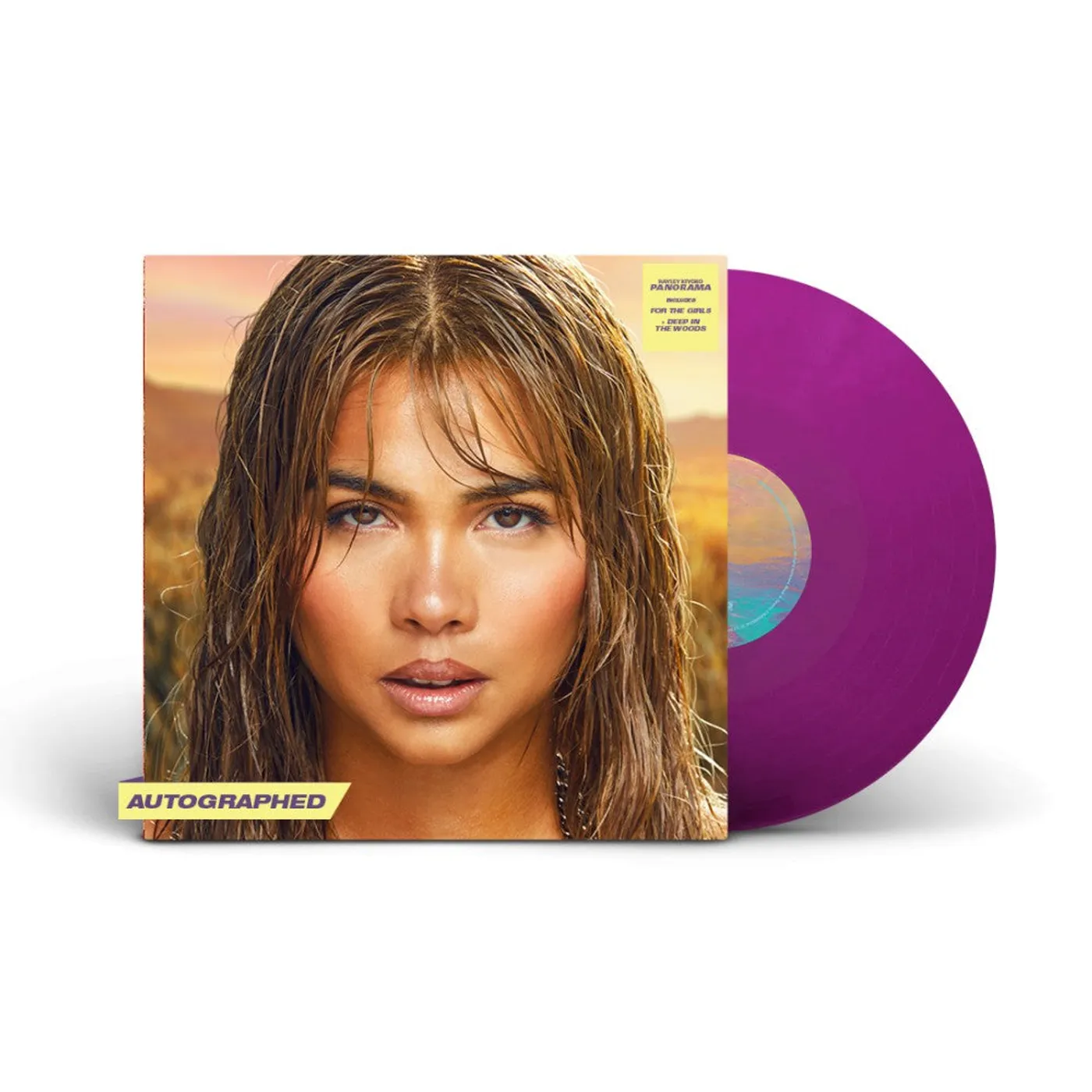 Hayley Kiyoko PANORAMA Autographed Grape Vinyl