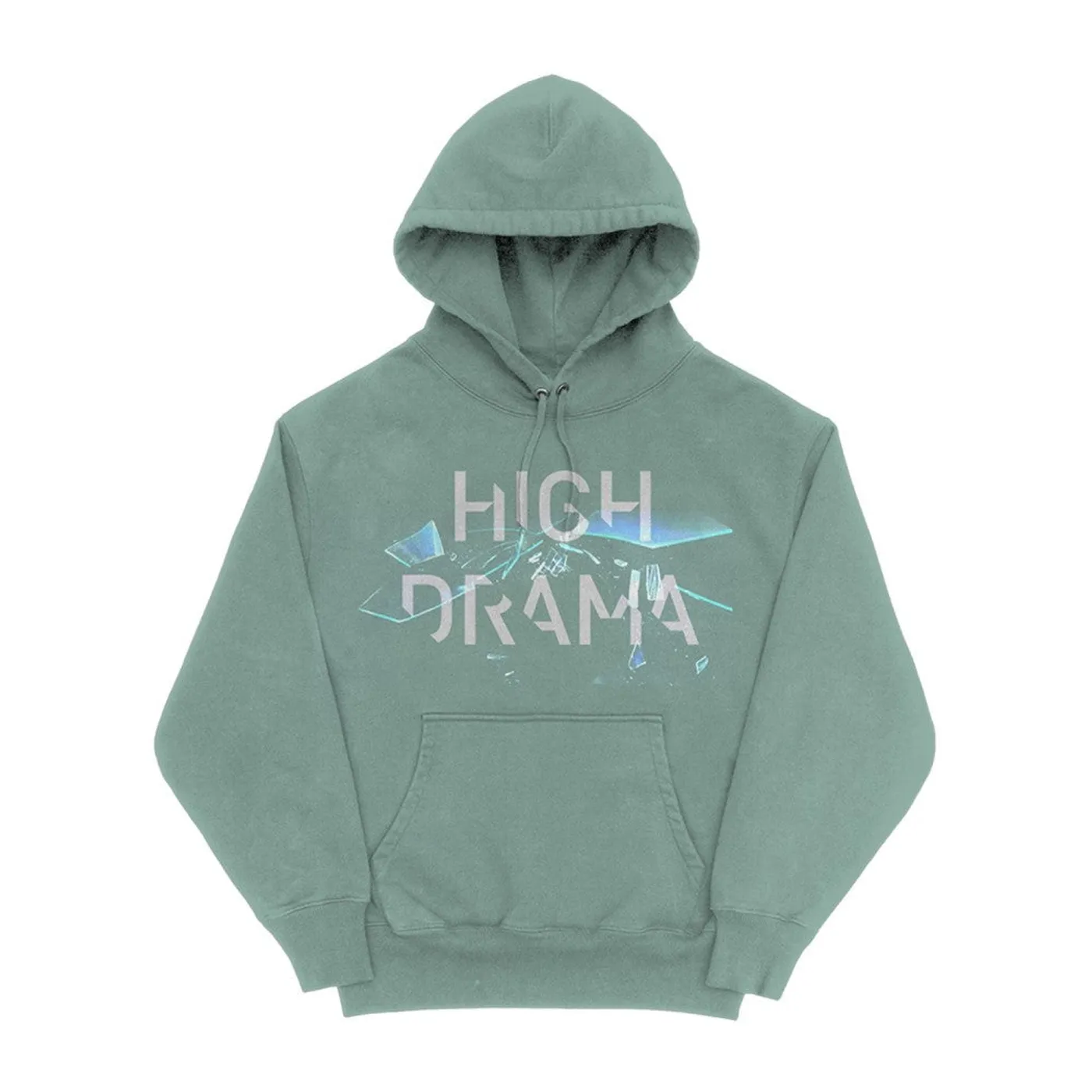 Adam Lambert High Drama Text Hoodie Green