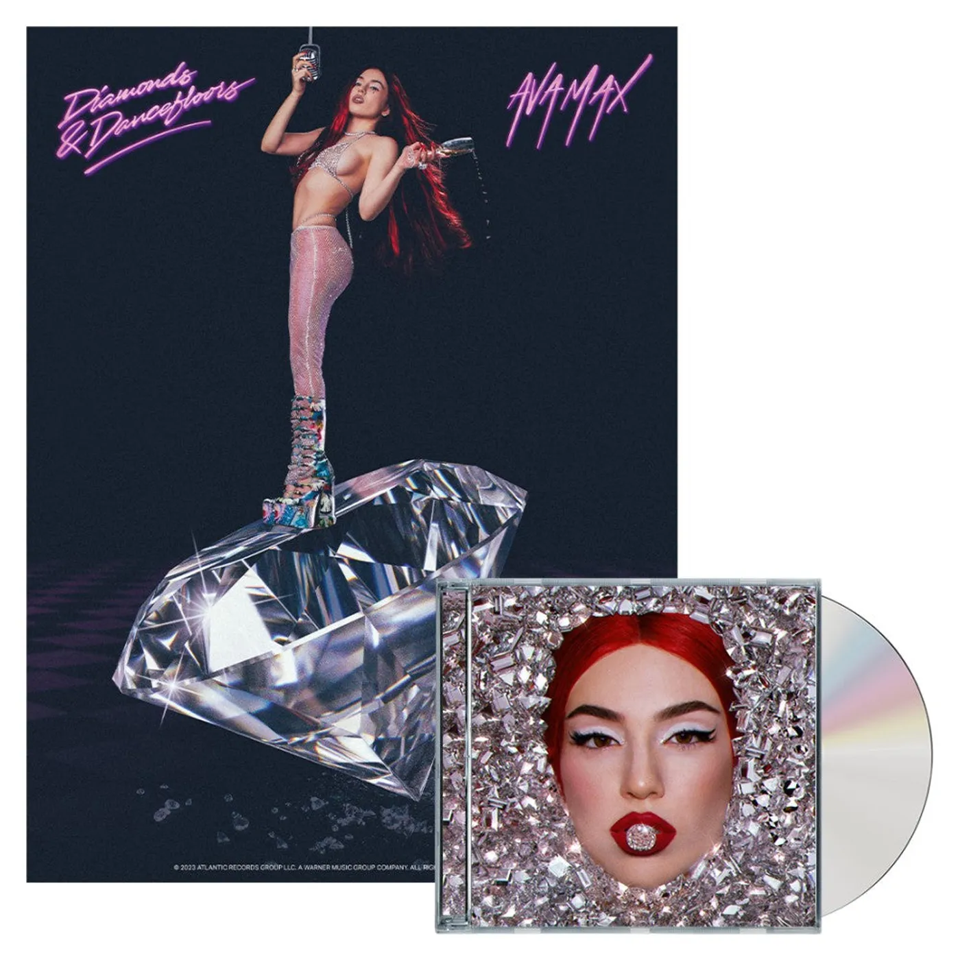 Ava Max Diamonds & Dancefloors CD with Poster