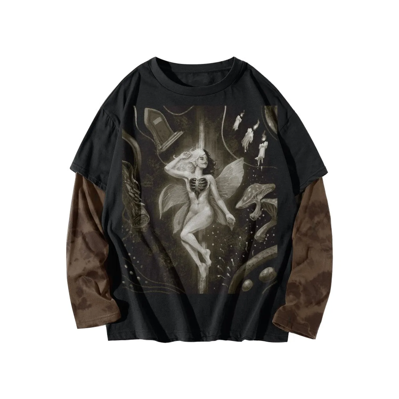 Melanie Martinez Death 2-In-1 Long Sleeve T-Shirt