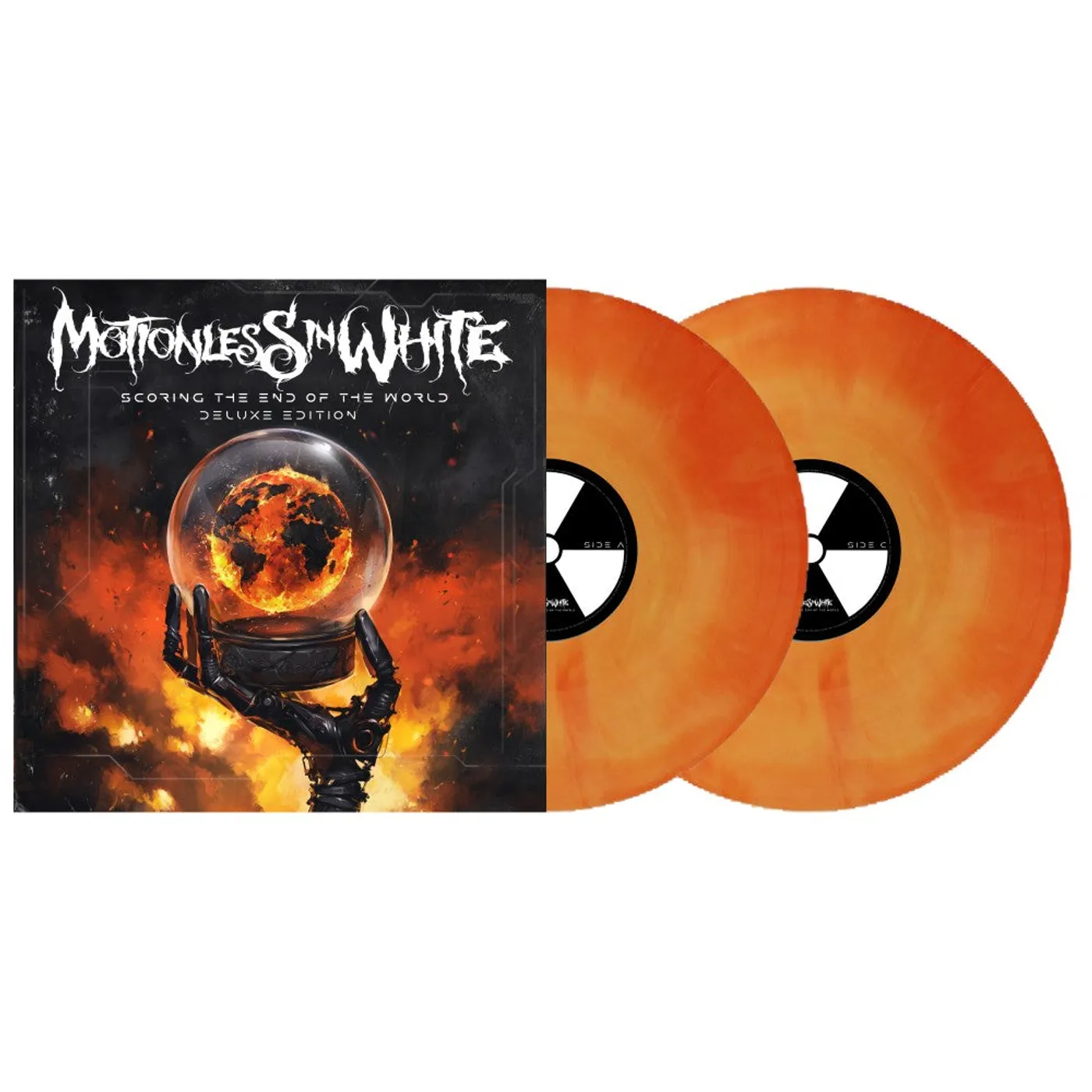Motionless In White Scoring The End Of The World (Deluxe) Opaque Galaxy Tangerine and Lemon Vinyl