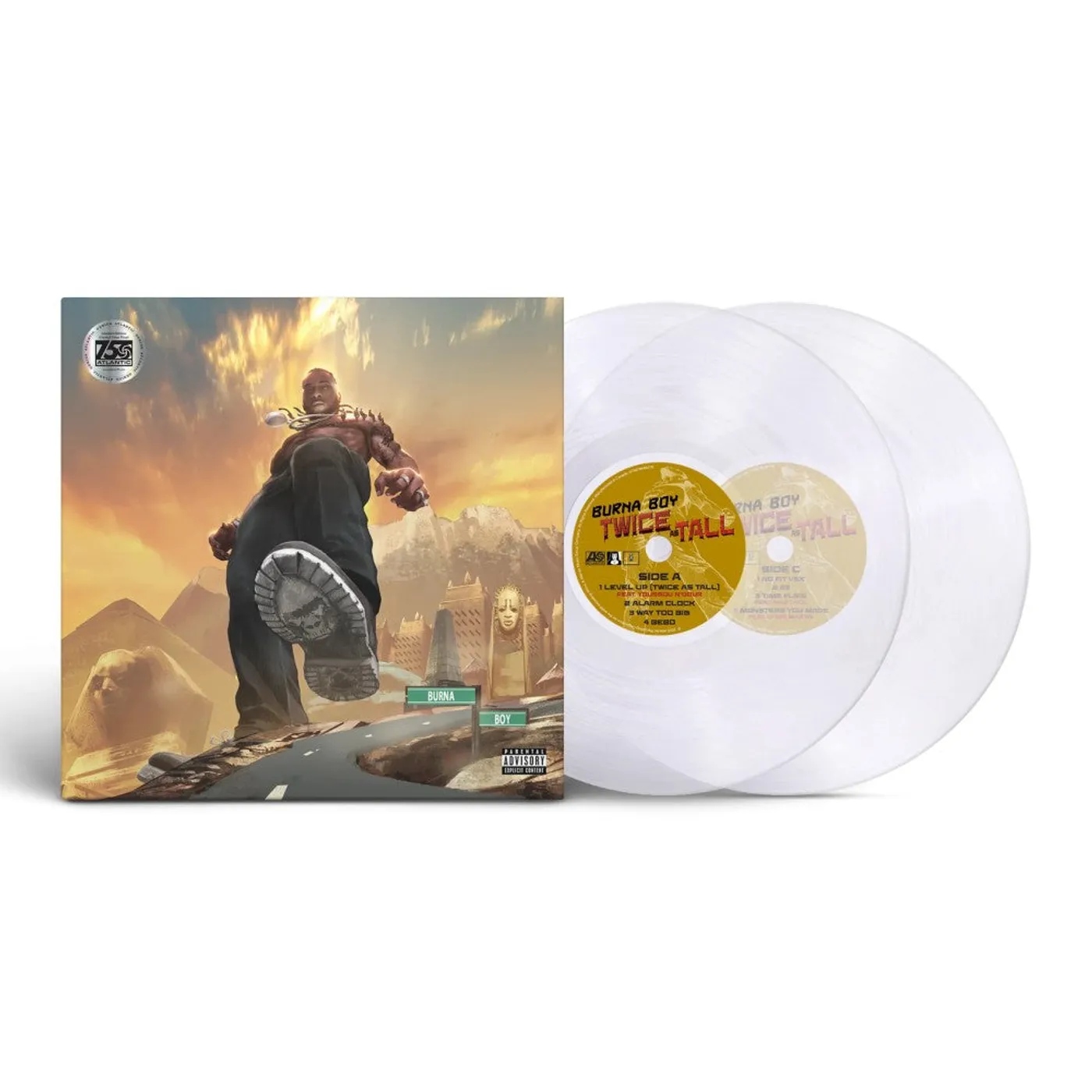Burna Boy Twice as Tall (Crystal Clear) 2LP