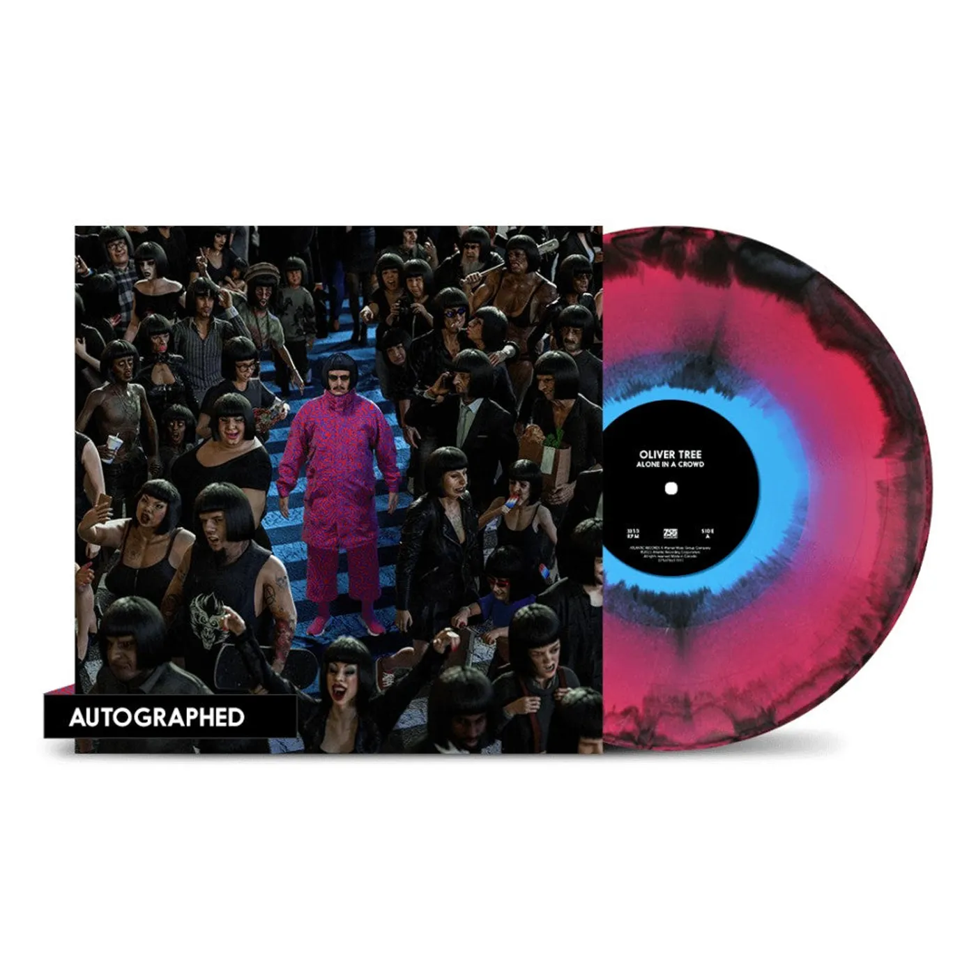 Oliver Tree Alone In A Crowd Signed Artcard Vinyl