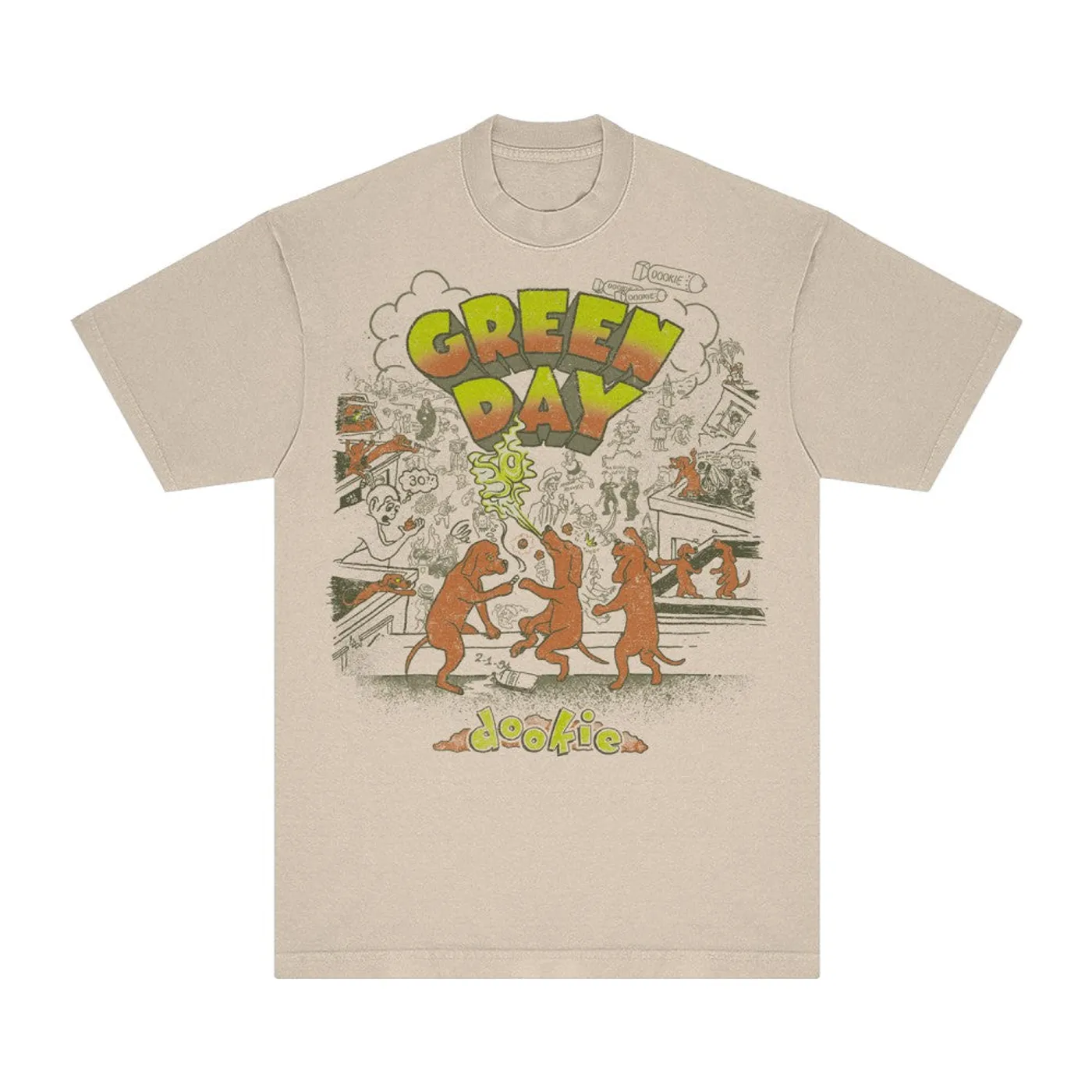 Green Day Dookie Dog Dance T-Shirt