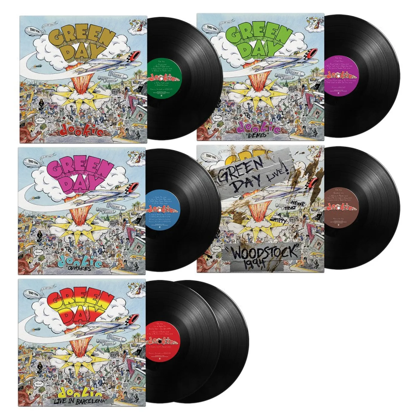 Green Day Dookie 30th Anniversary Black Vinyl Box Set