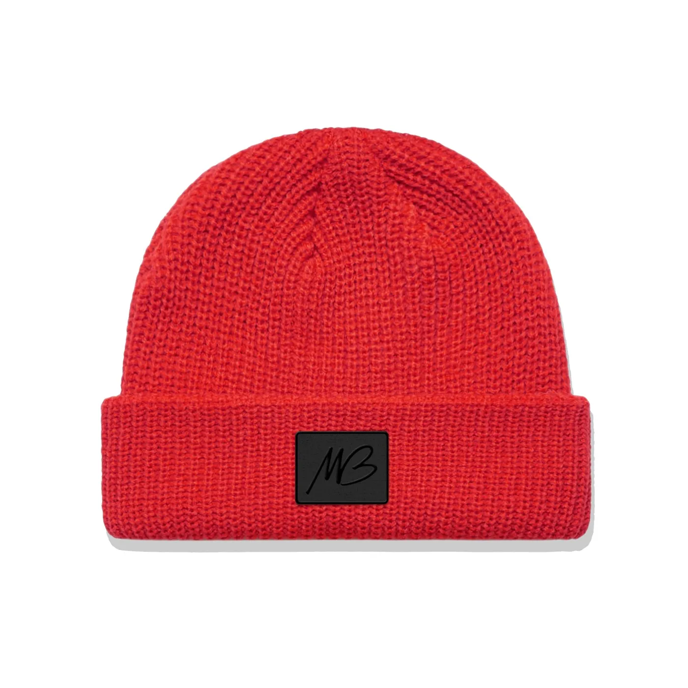 Michael Bublé Initials Patch Red Beanie