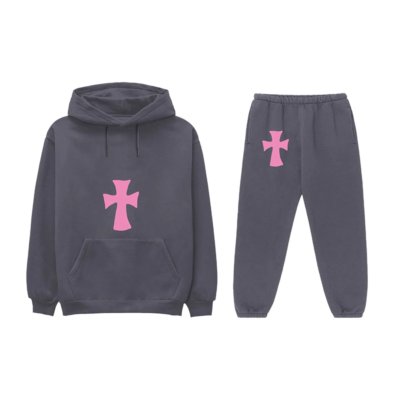Lil Uzi Vert Pink Cross Hoodie and Sweats