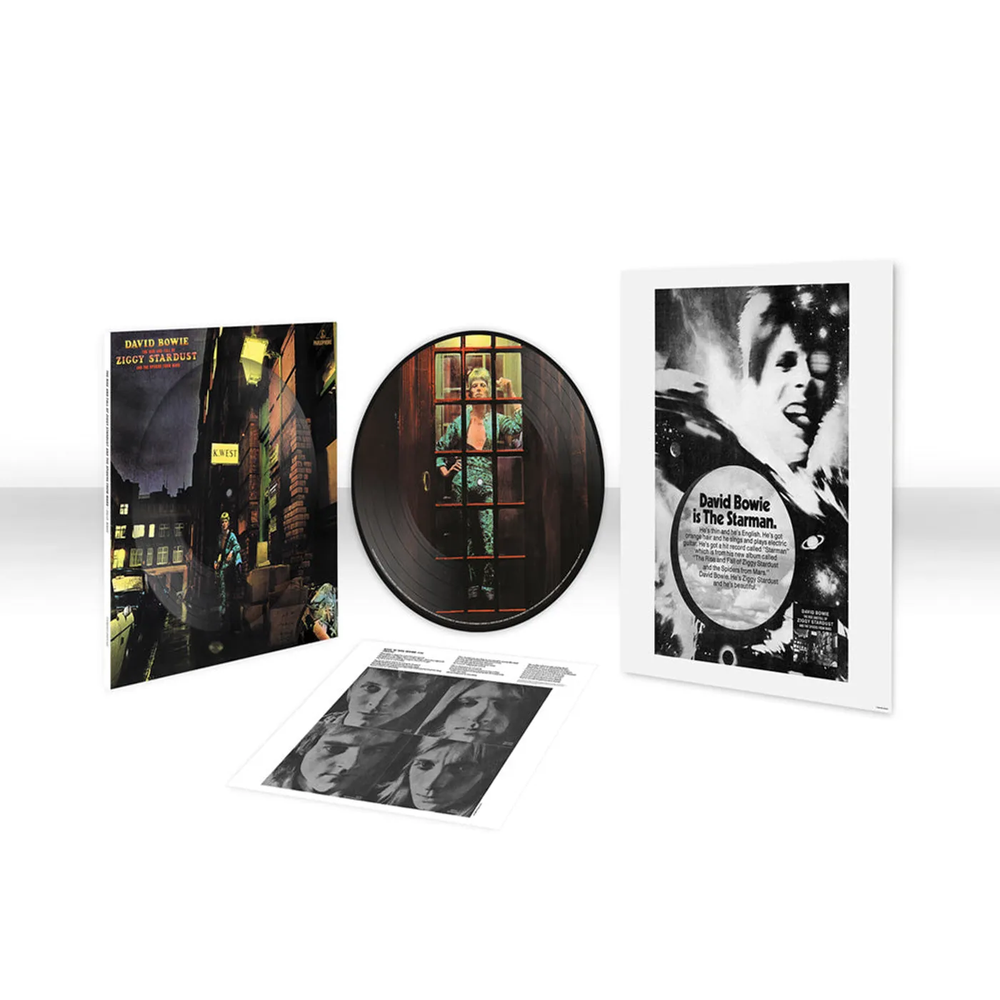 David Bowie The Rise and Fall of Ziggy Stardust and the Spiders from Mars (2012 Remaster) [50th Anniversary Half Speed Master] [1LP/Picture Disc]