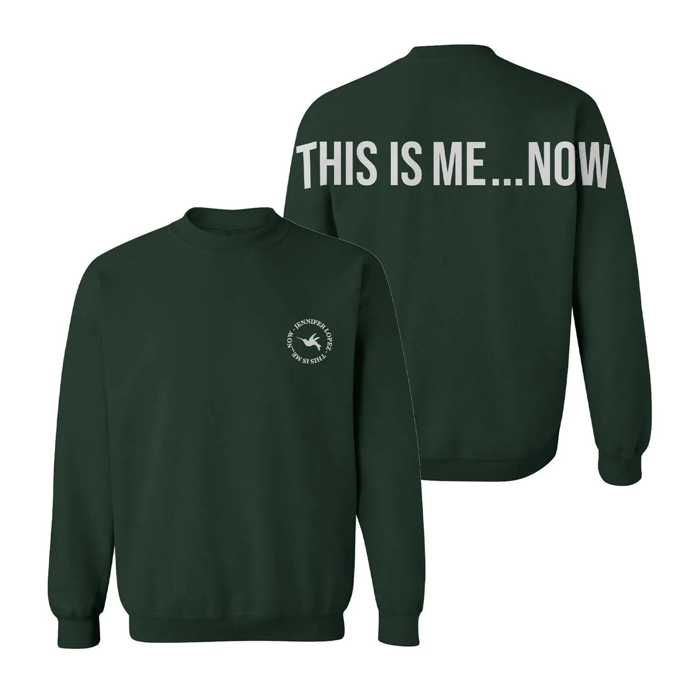 Jennifer Lopez This Is Me...Now Green Crewneck