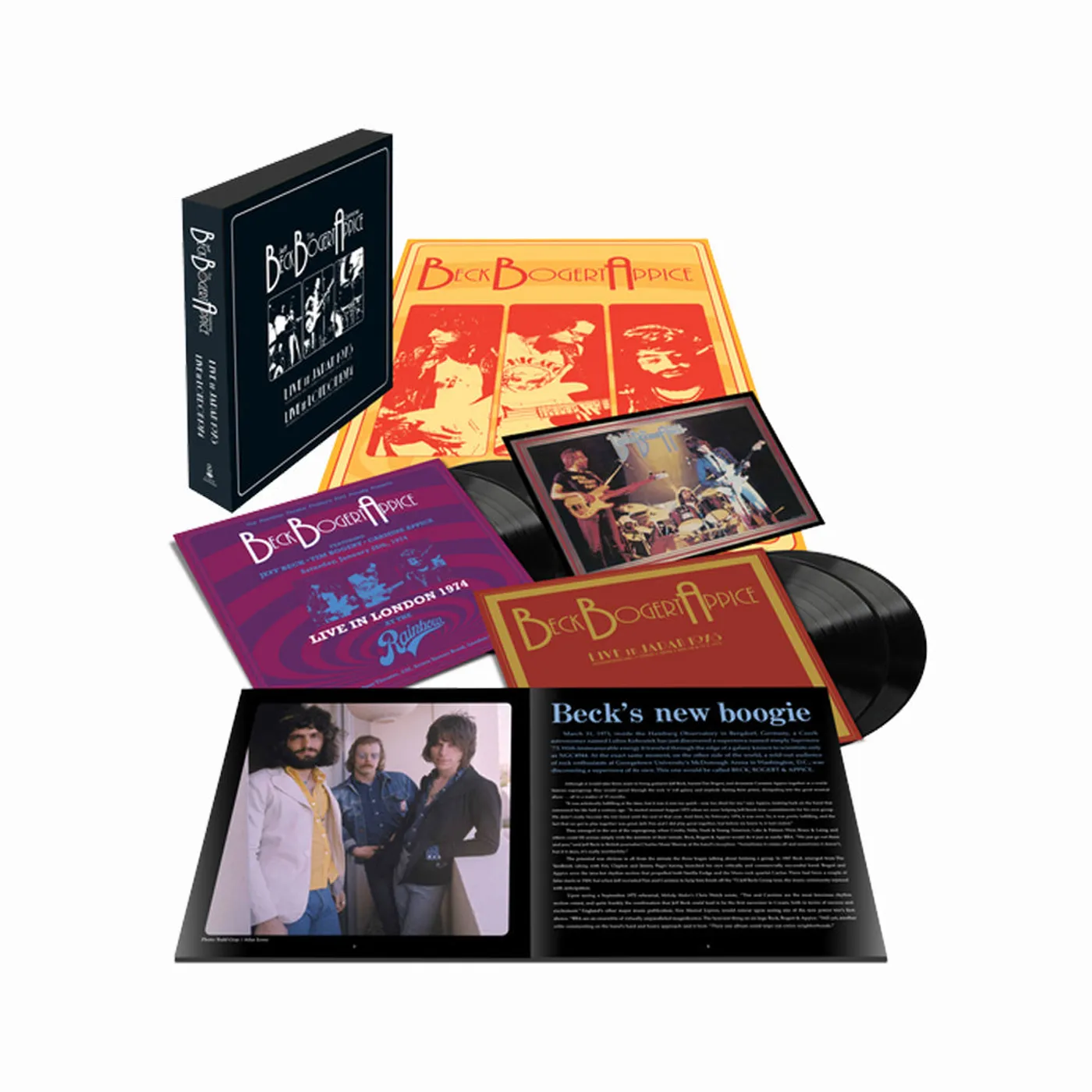Beck, Bogert & Appice Live 1973 & 1974 (4LP)