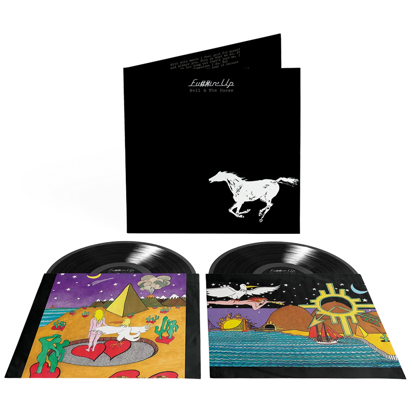 Neil Young Fu##in' Up LP (Vinyl)