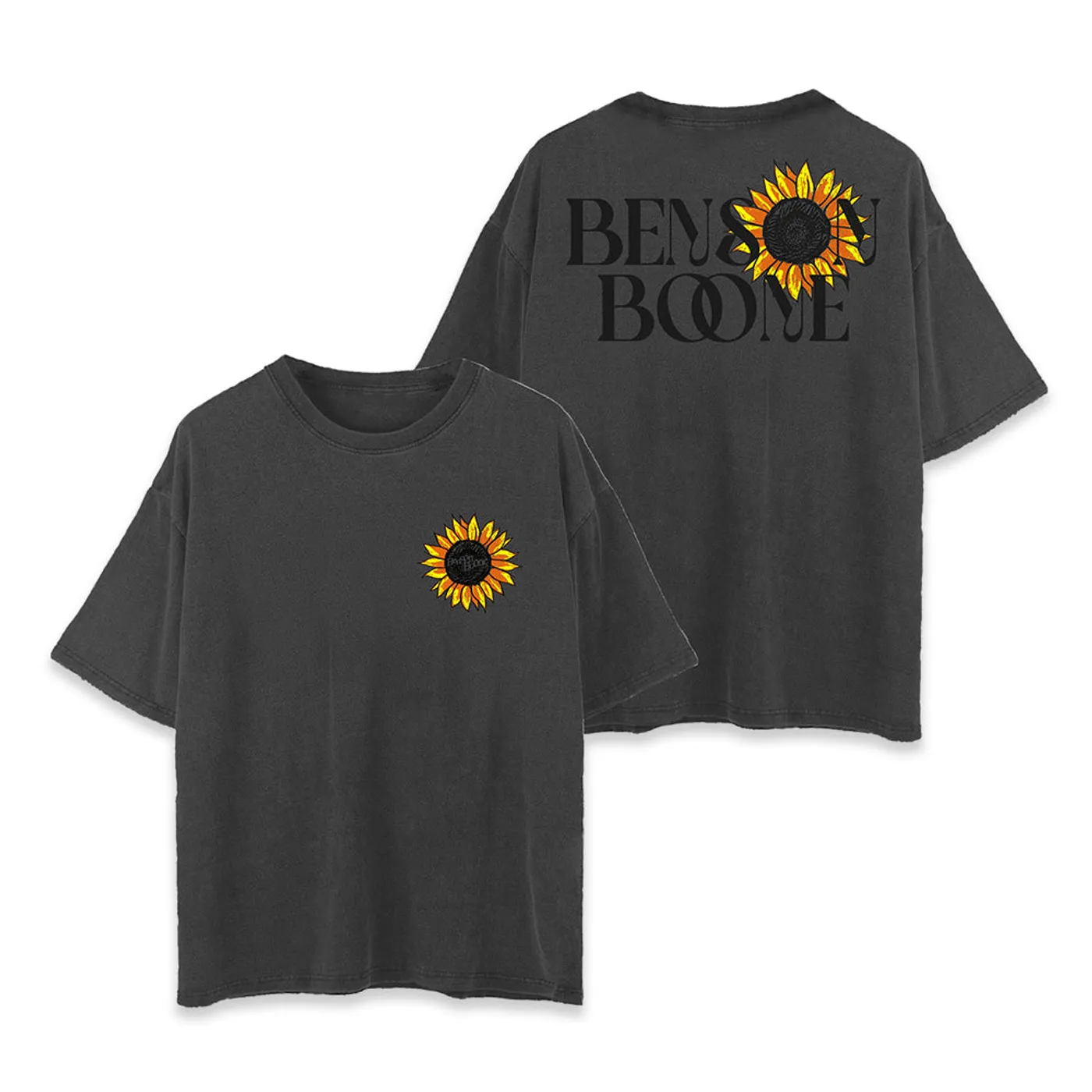 Benson Boone Sunflower Black Tee