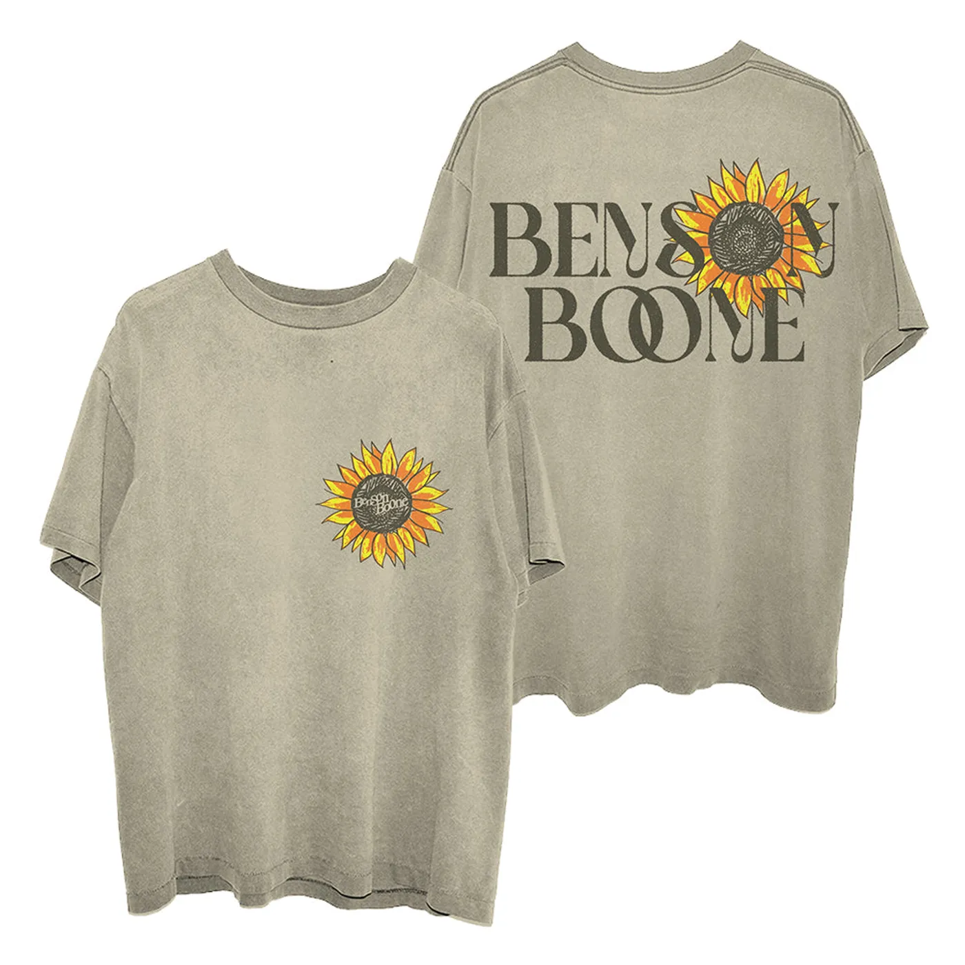 Benson Boone Sunflower Sand Tee