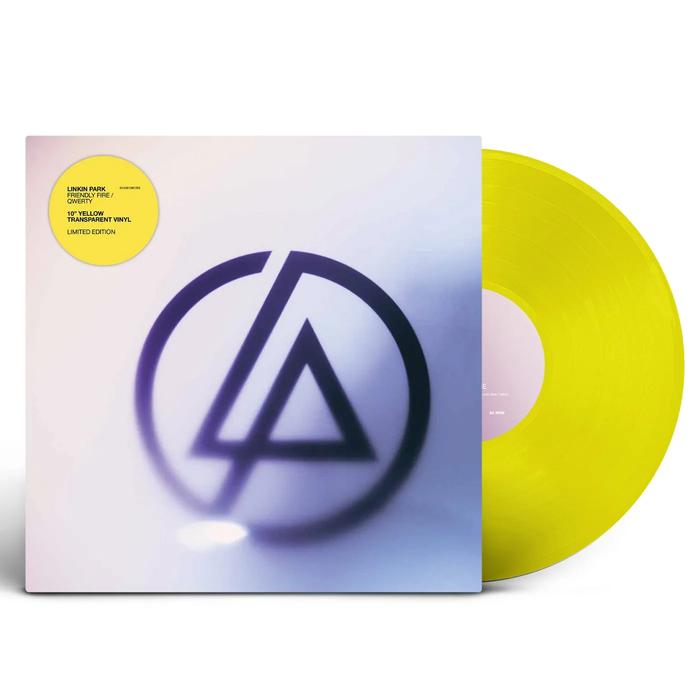 Linkin Park LIMITED EDITION FRIENDLY FIRE / QWERTY 10” YELLOW TRANSPARENT VINYL LP