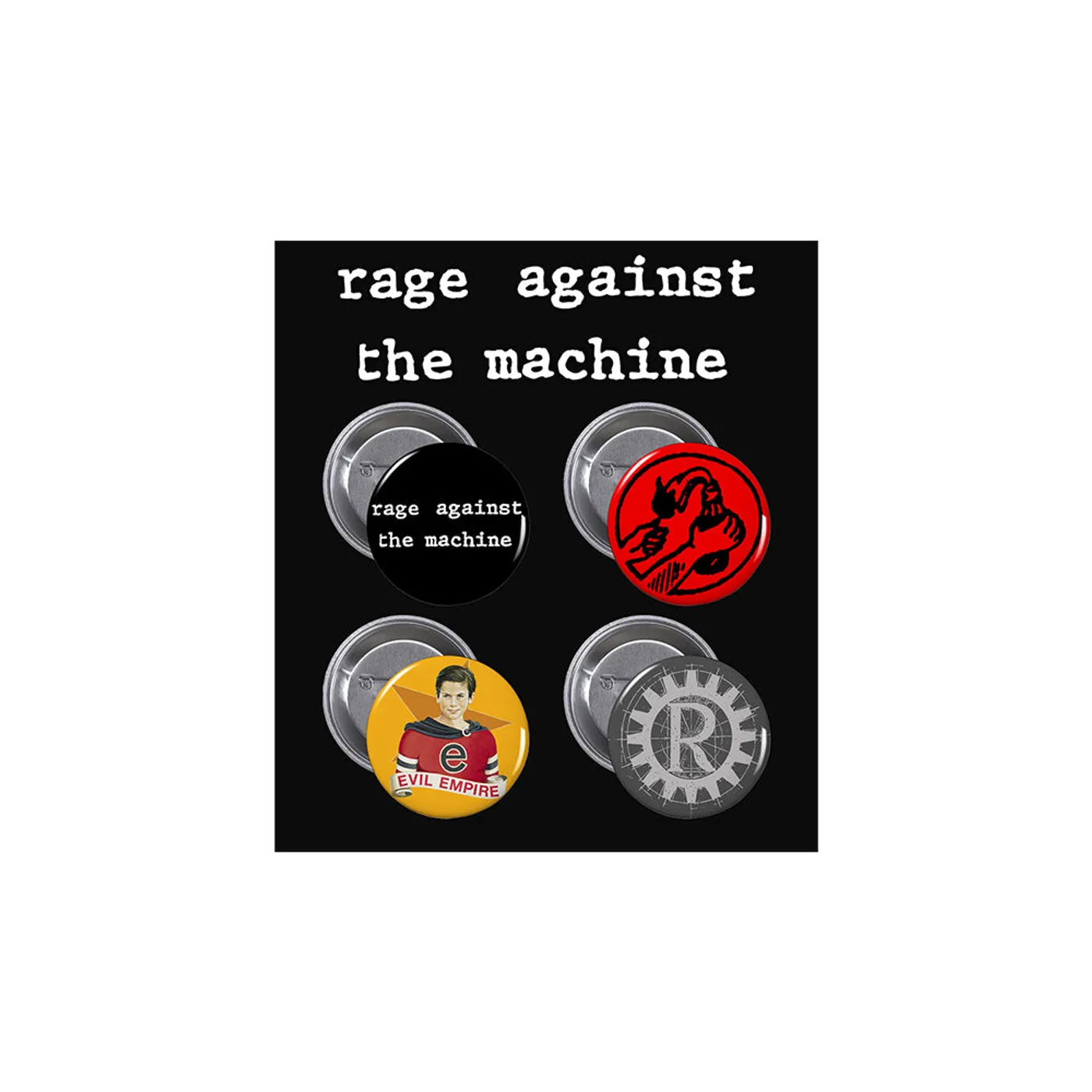 Rage Against The Machine Legacy Button Pack