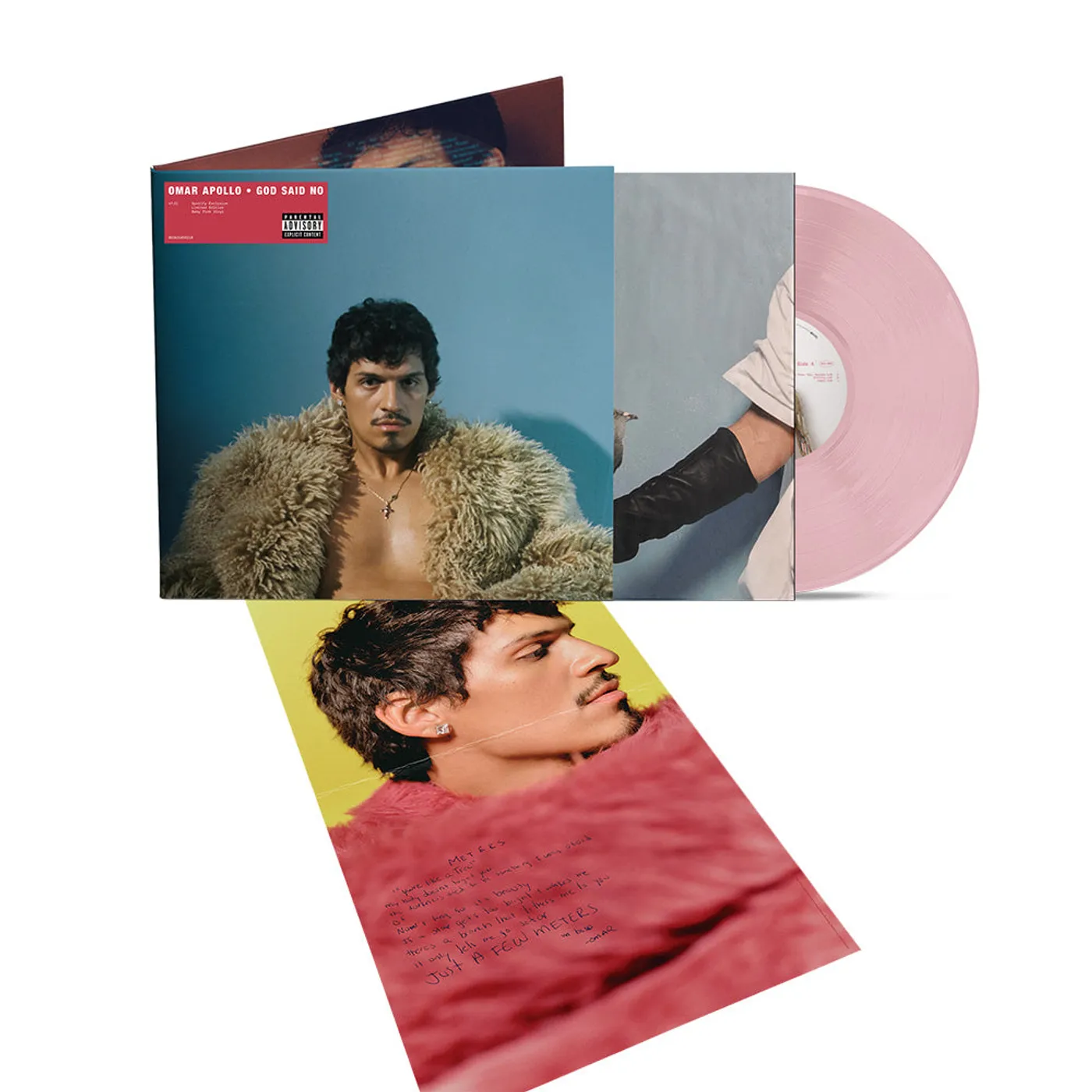 Omar Apollo God Said No - Spotify Fans First Baby Pink vinyl