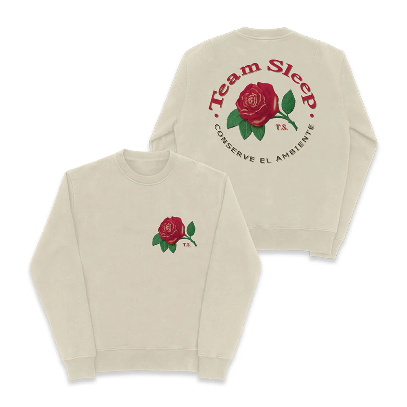 Team Sleep Rose Crewneck Sweatshirt