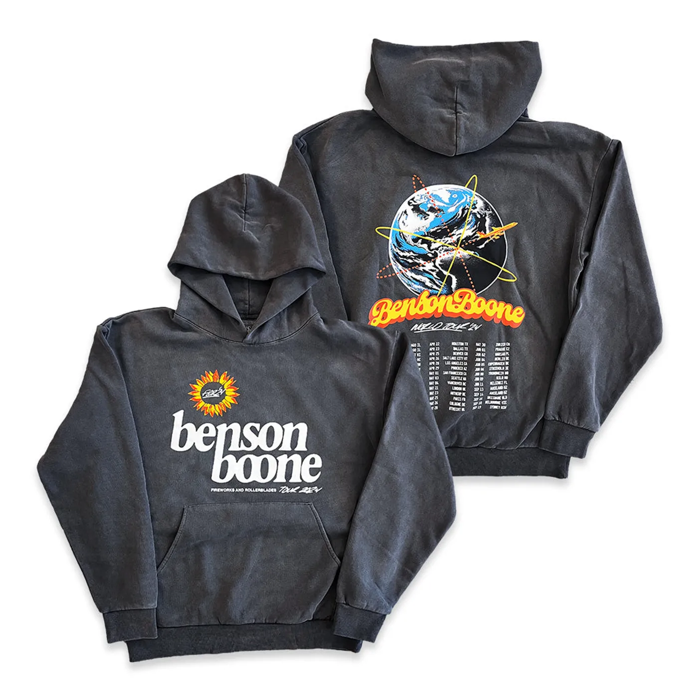 Benson Boone Fireworks & Rollerblades Tour Hoodie