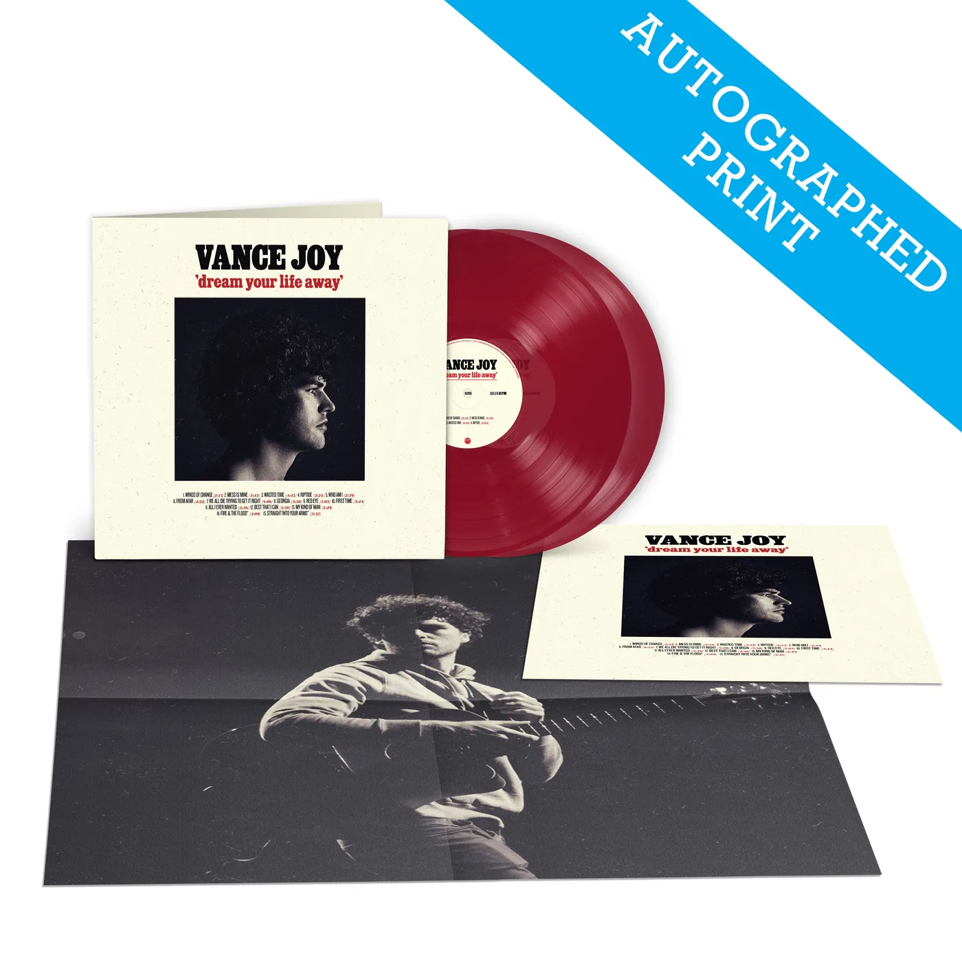Vance Joy Spotify Exclusive: Dream Your Life Away (10th Anniversary Edition) Autographed Edition