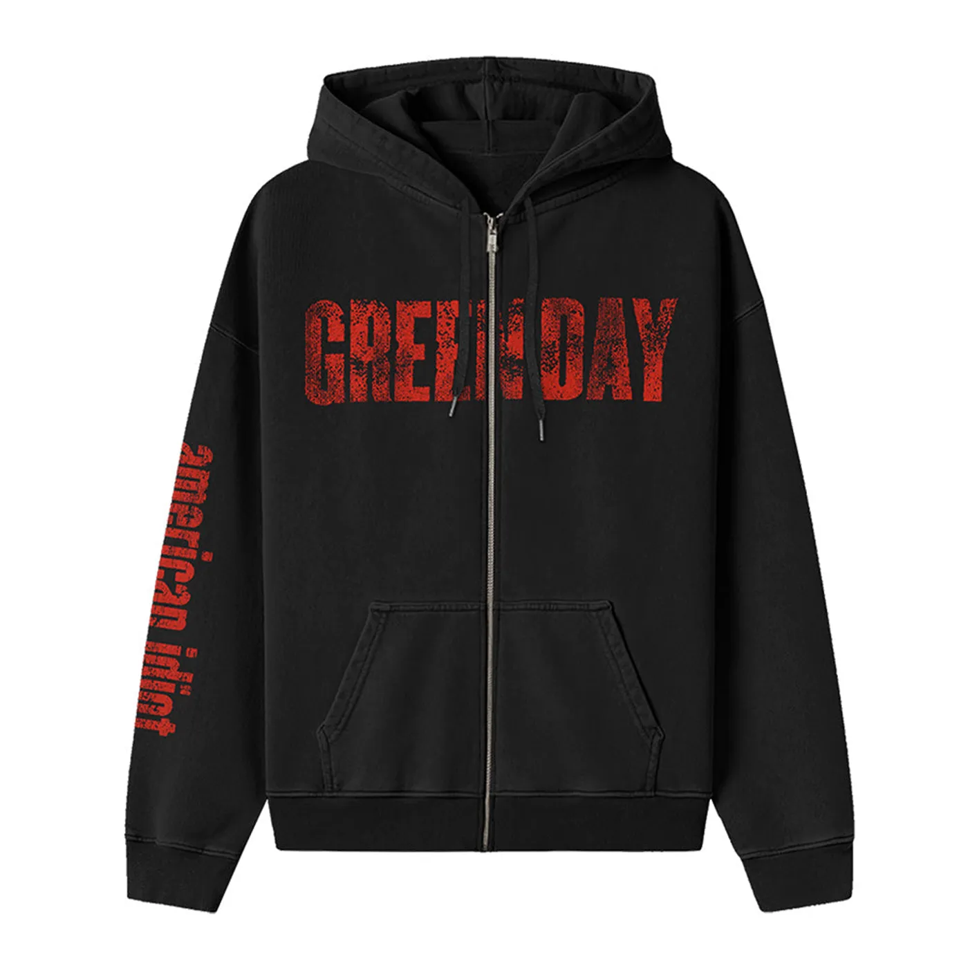 Green Day American Idiot Photo Back Zip Hoodie