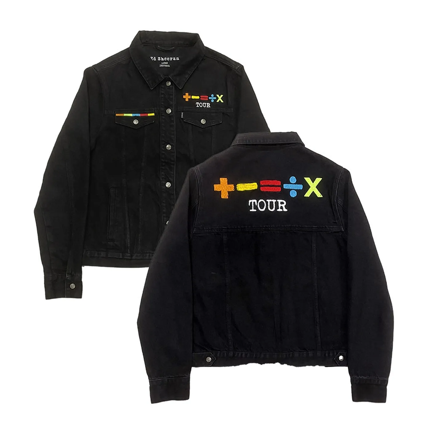 Ed Sheeran +-=÷× Tour Denim Jacket