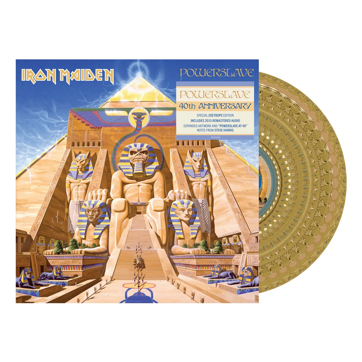Iron Maiden Powerslave - 40th Anniversary Limited Edition Zoetrope Vinyl