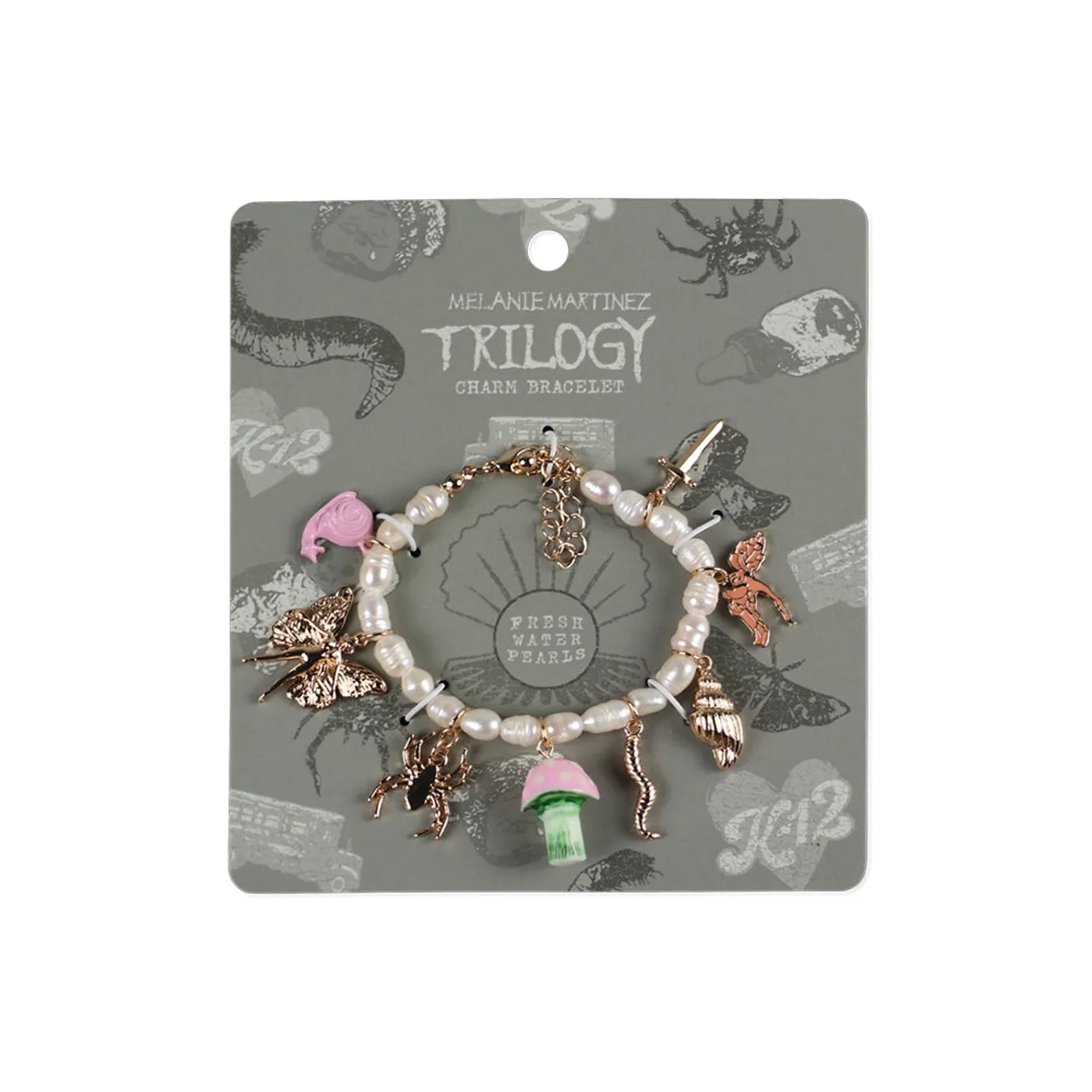 Melanie Martinez Portals Fresh Water Pearl Charm Bracelet