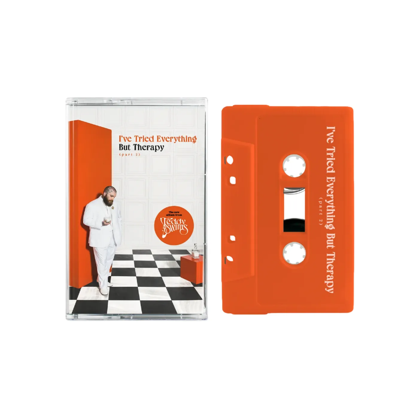 Teddy Swims I've Tried Everything But Therapy (Part 2) Alt Orange Cassette