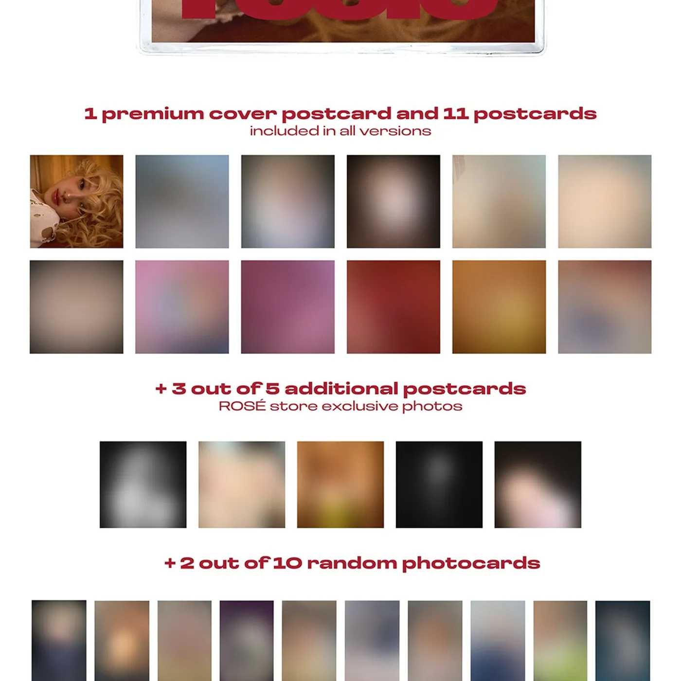rosie album (ROSÉ Store Exclusive)