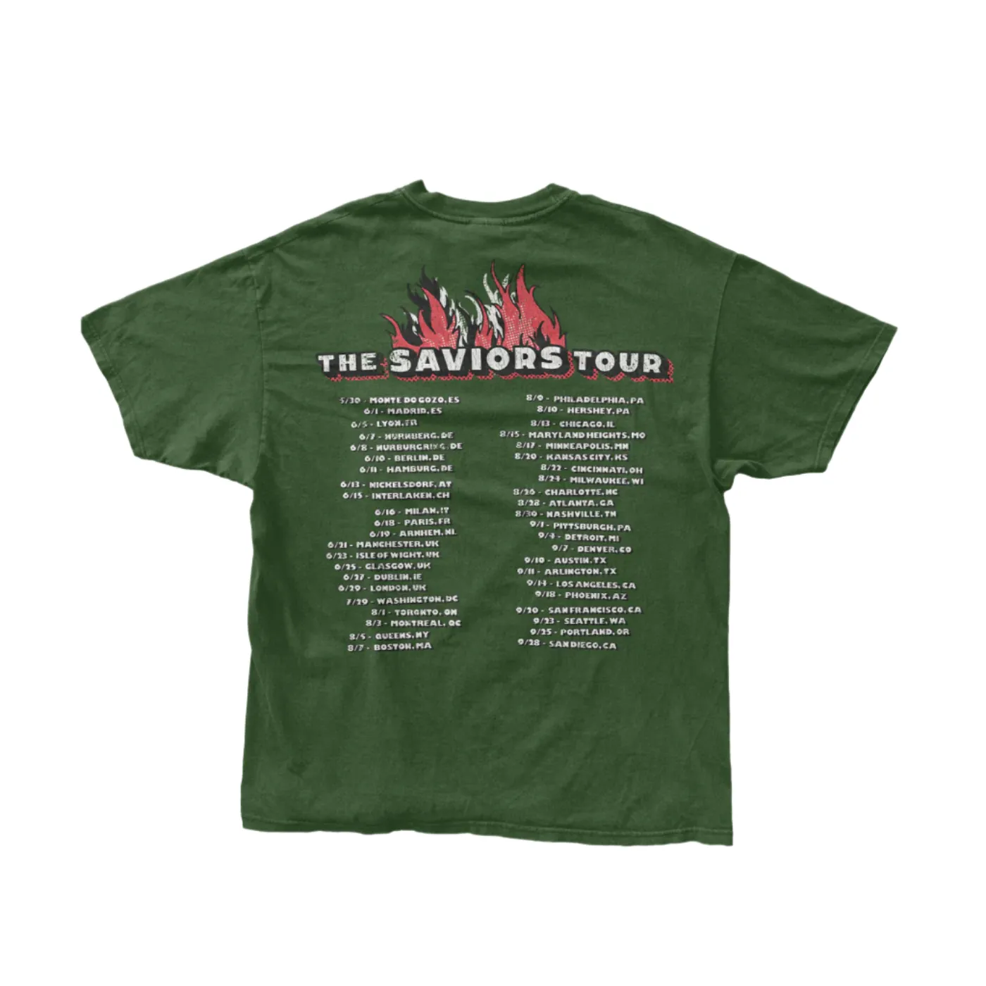 Green Day Dookie Bastard Tour Tee 2024