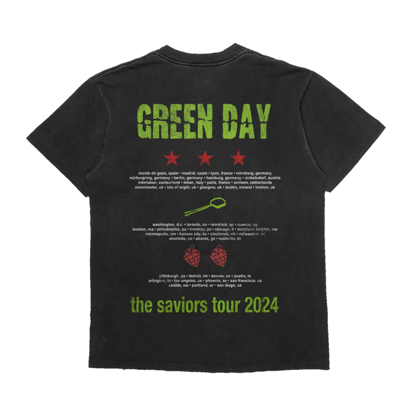 Green Day American Idiot Tour 24 Tee