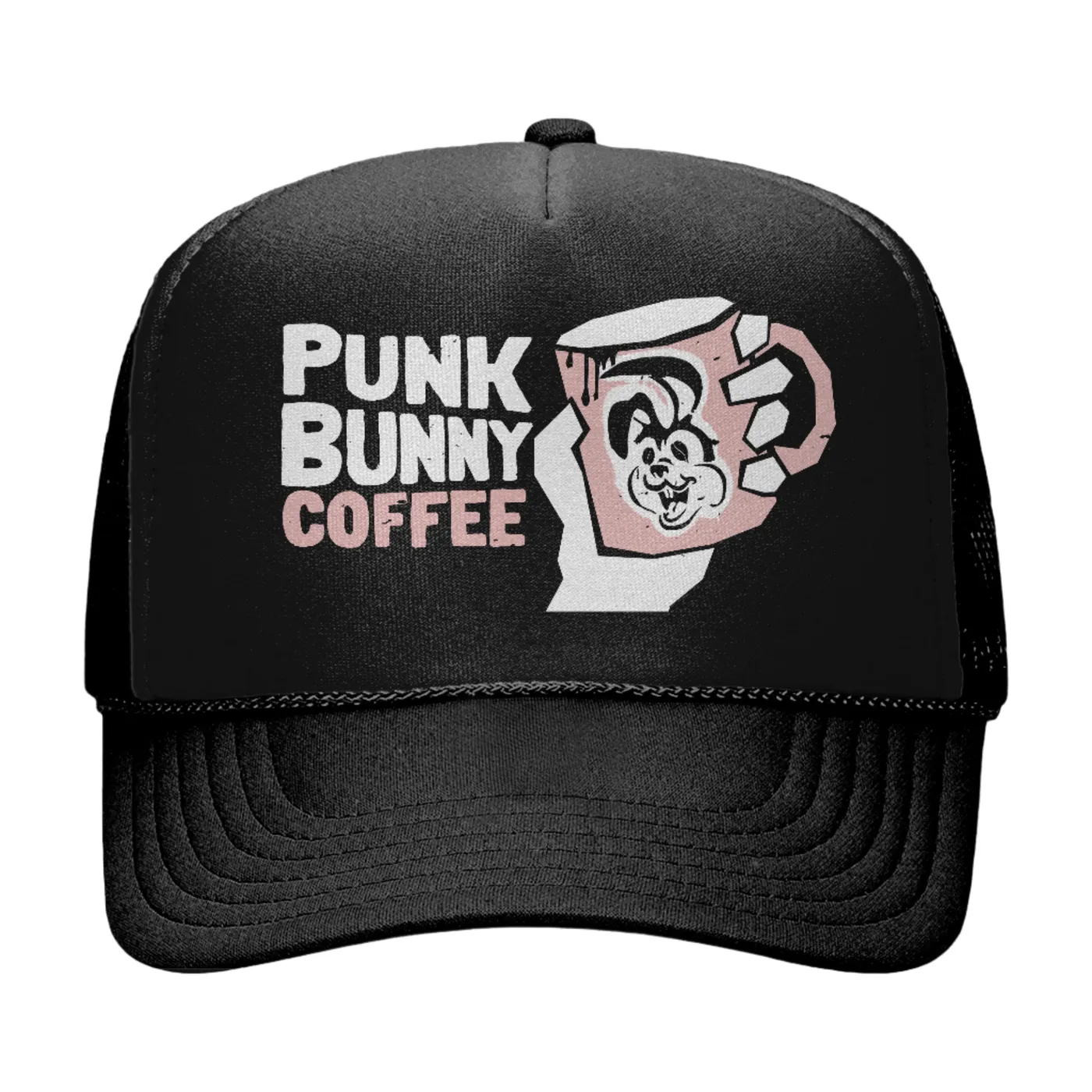 Green Day Punk Bunny Trucker Hat