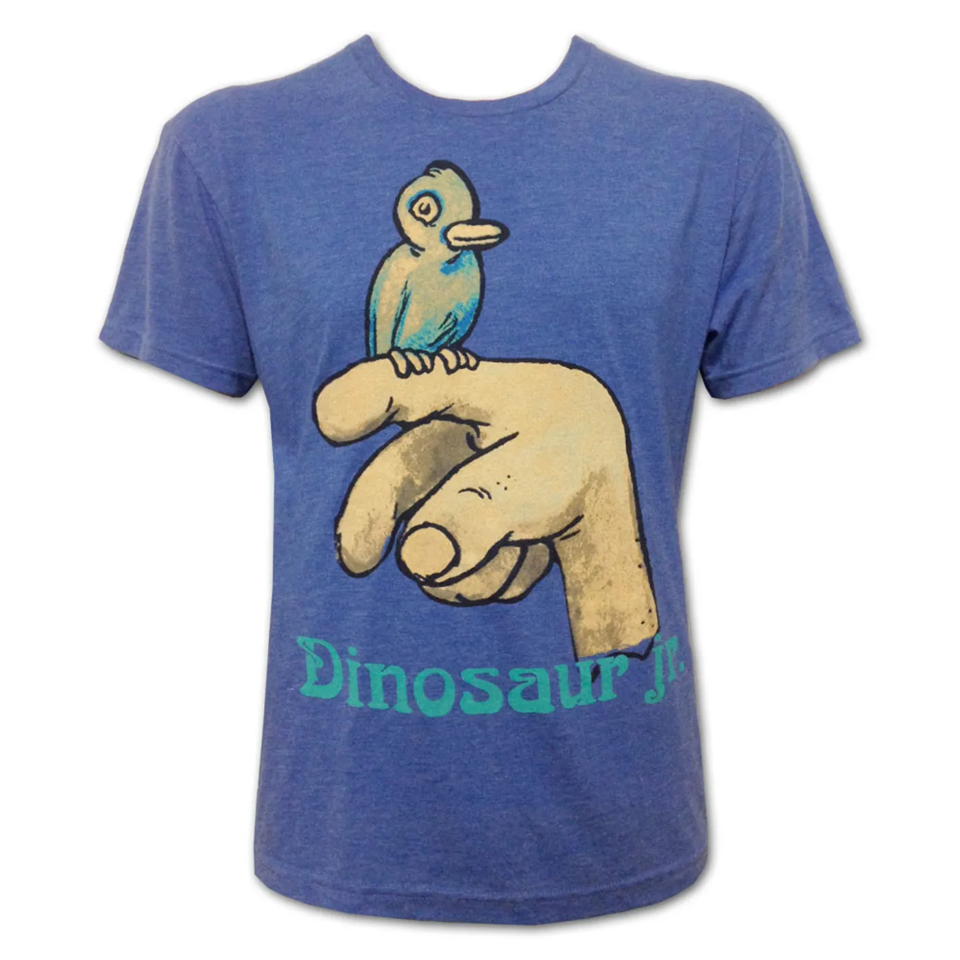 Dinosaur Jr. Royal Blue Tri-Blend Bird T-shirt
