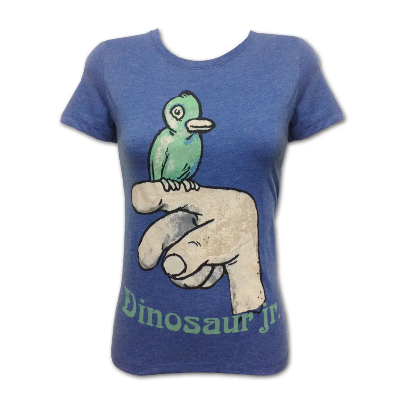 Dinosaur Jr. Girl's Royal Blue Tri-Blend Bird T-shirt