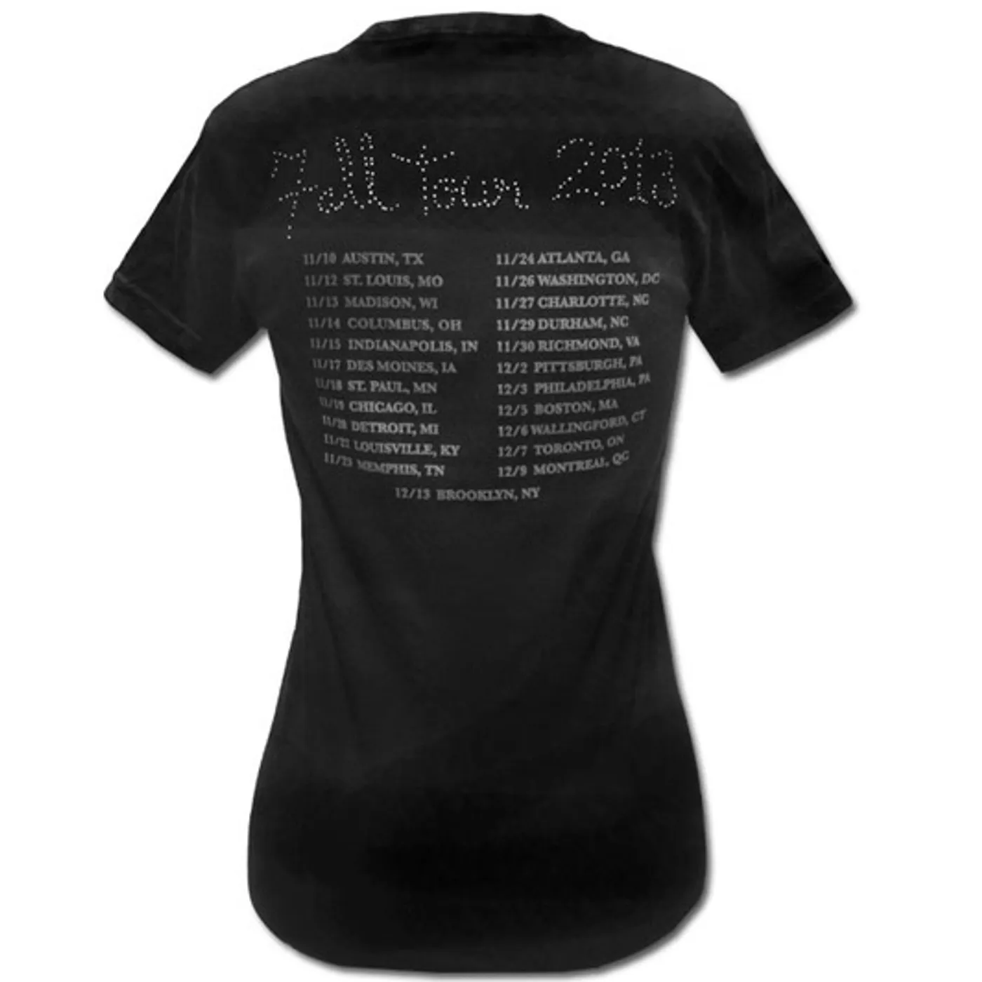 MGMT Girl's Faces Fall 2013 Tour T-shirt