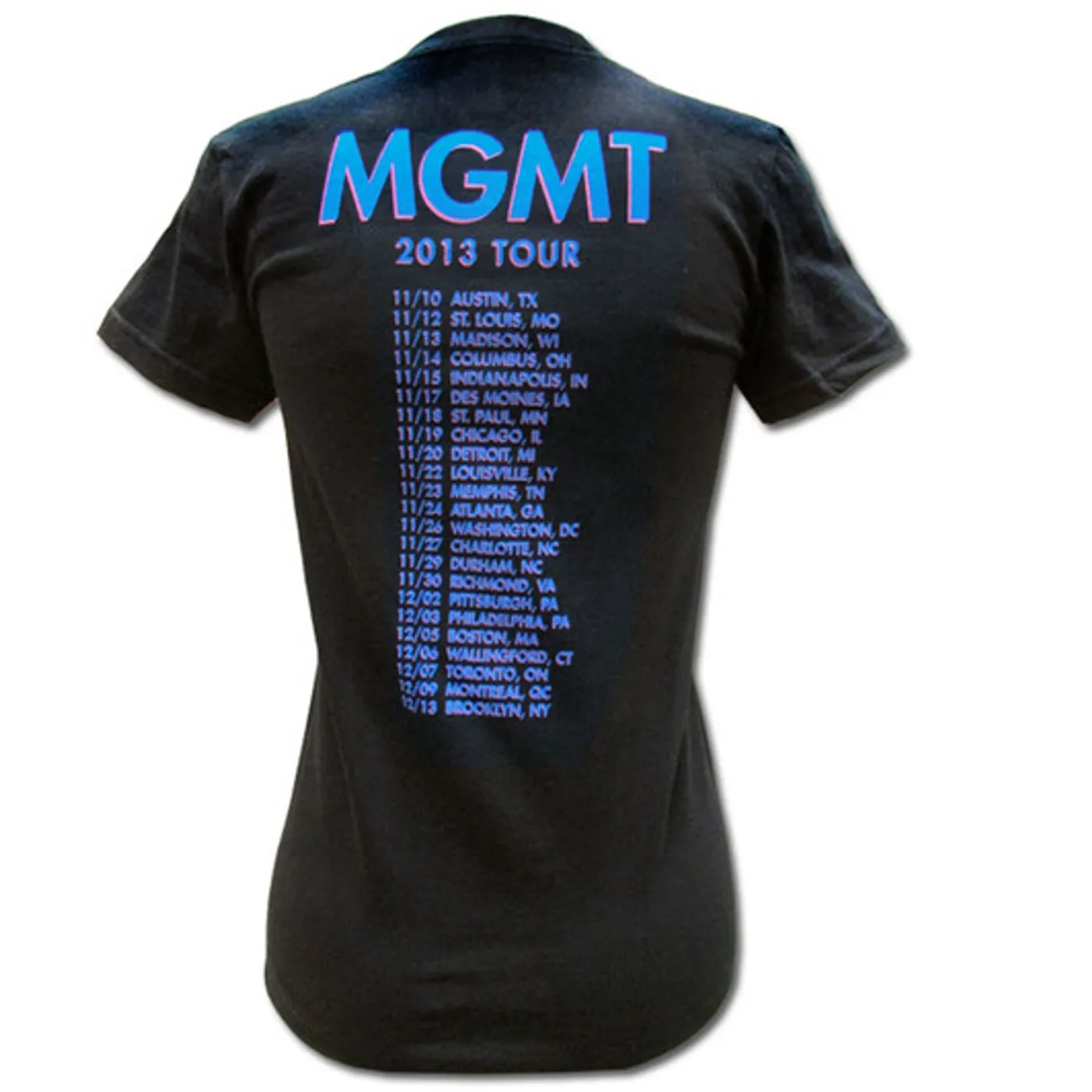 MGMT Girl's Op-Art Fall 2013 Tour T-shirt