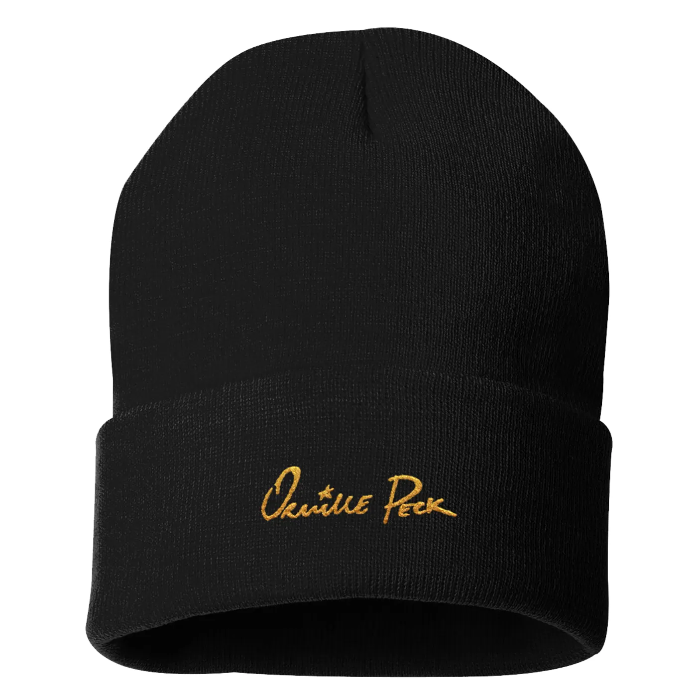 Orville Peck Black Logo Beanie