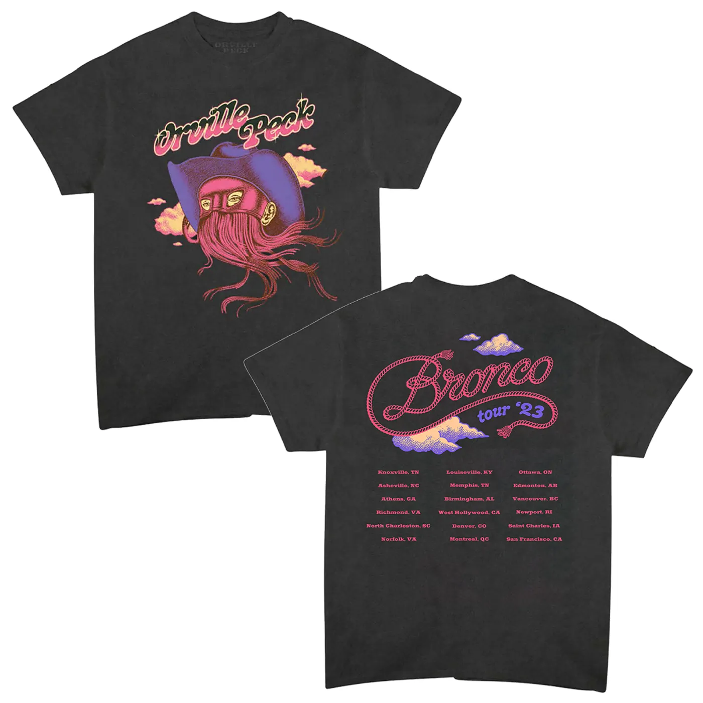 Orville Peck Bronco Tour Sunset Tee