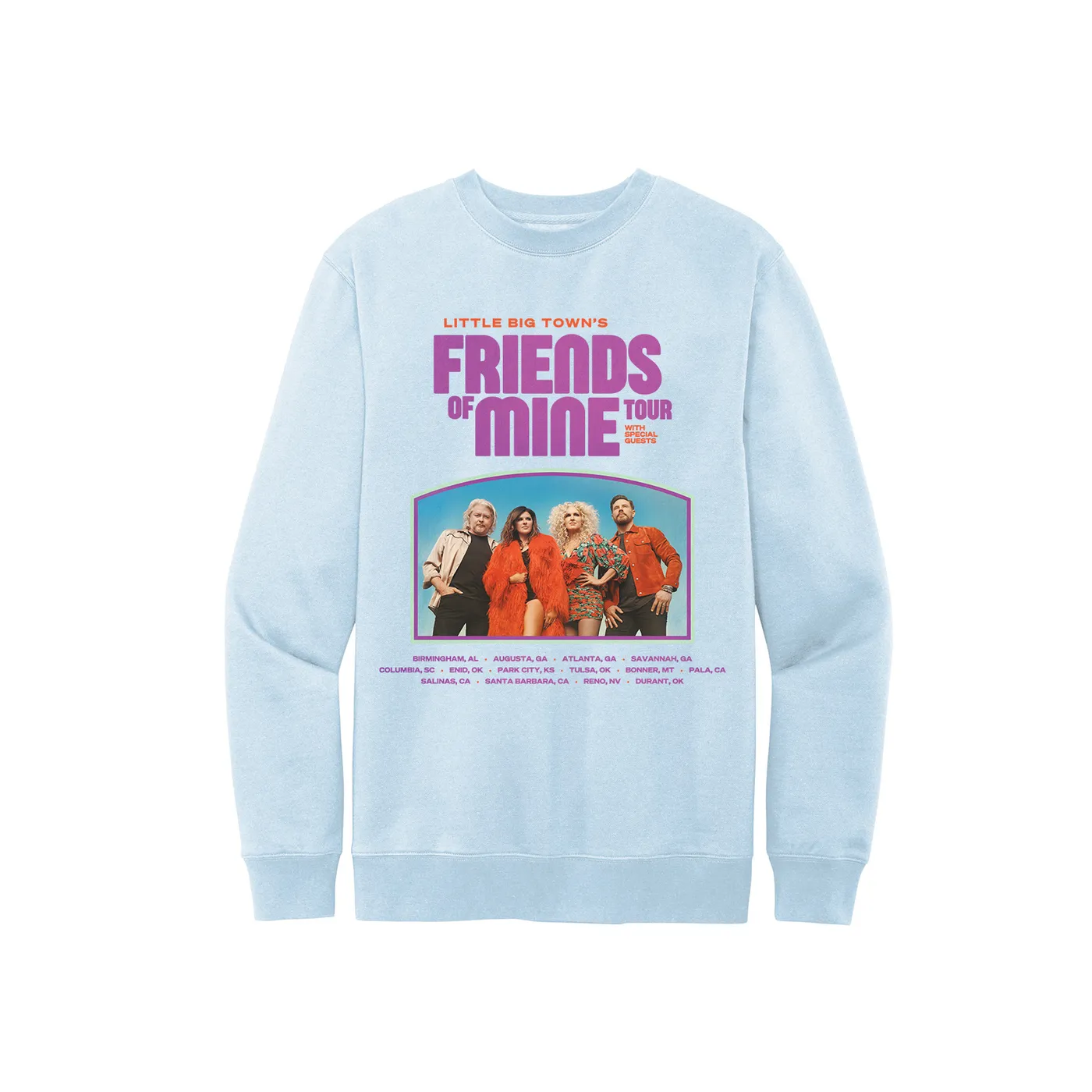 Little Big Town Friends of Mine Tour Crewneck