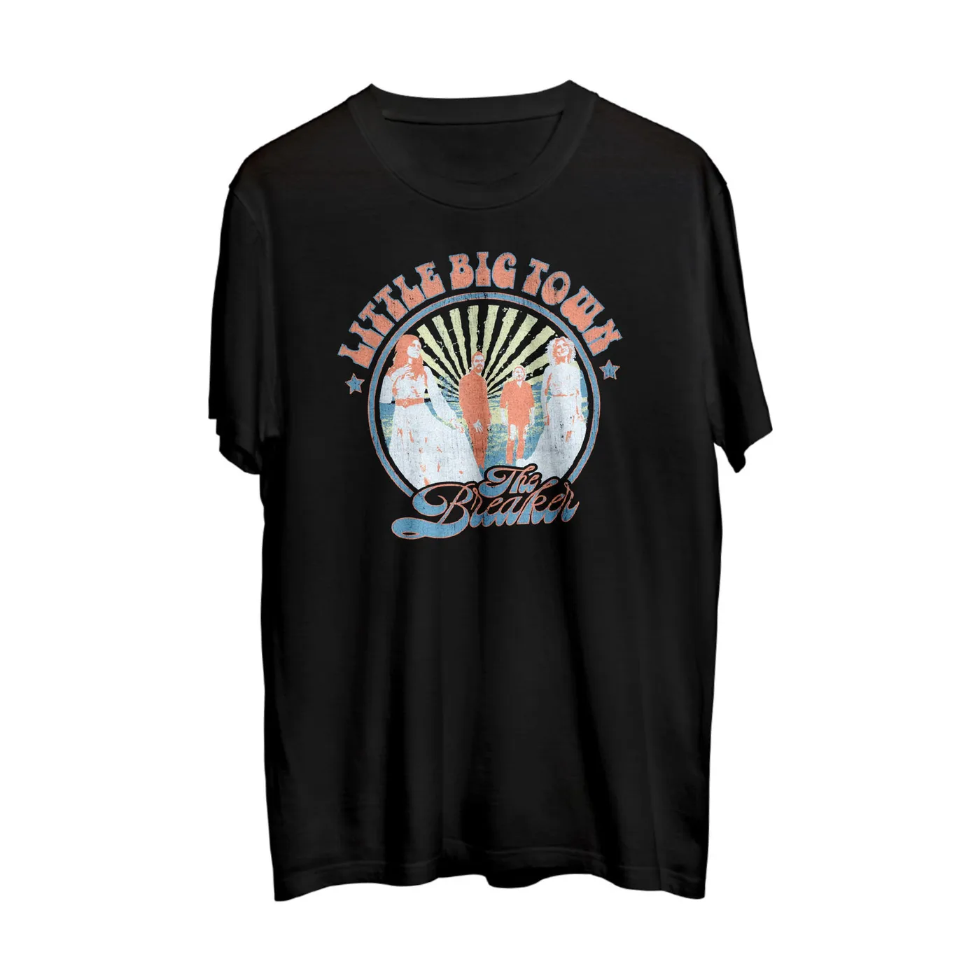 Little Big Town Retro LBT The Breaker Black T-Shirt