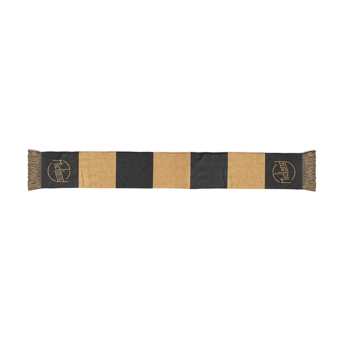 Midland Striped Fringe Scarf