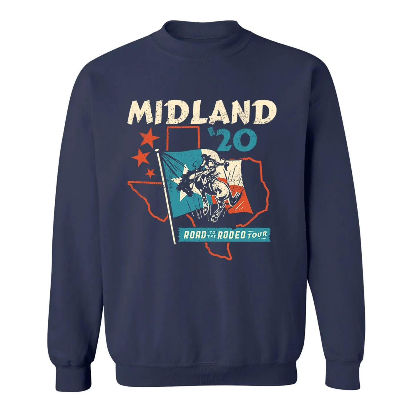 Midland Road to the Rodeo Crewneck