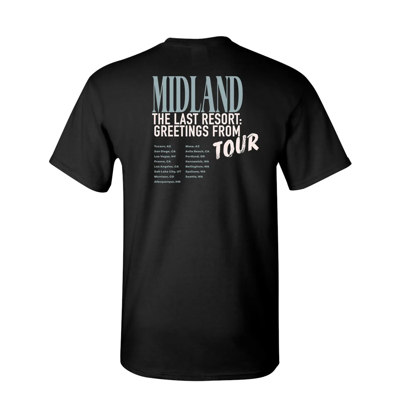 Midland The Last Resort Band Photo Tee