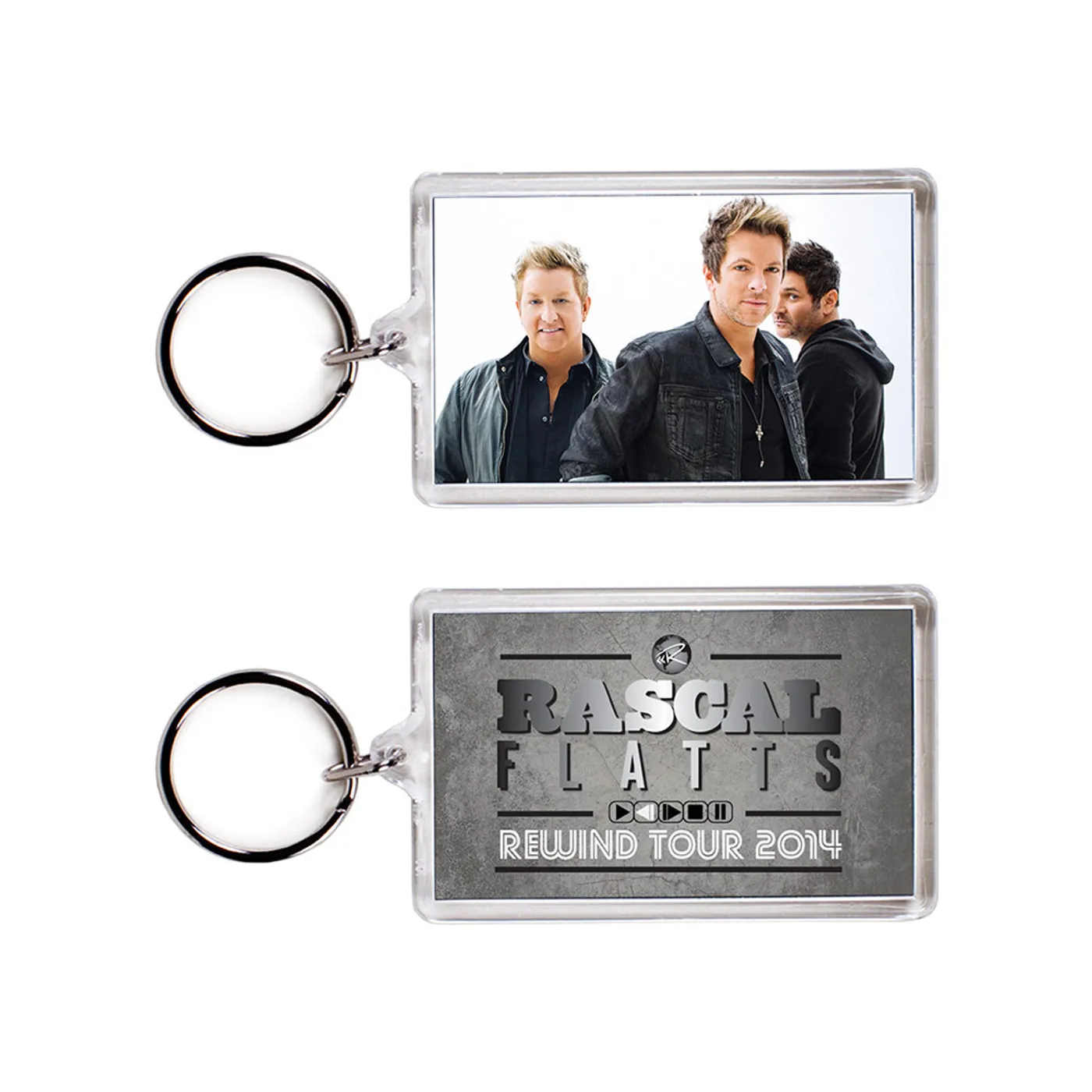 Rascal Flatts 2014 Rewind Tour Photo Keychain