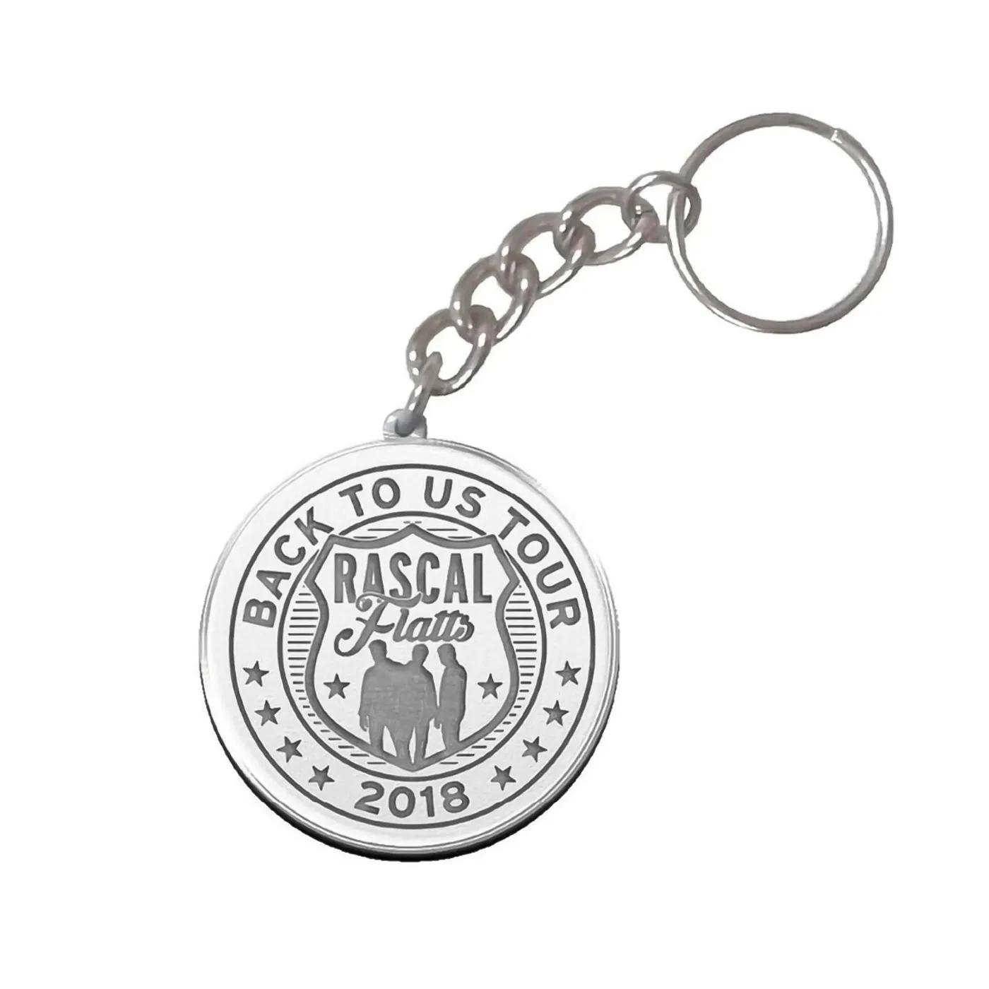 Rascal Flatts Back to Us Tour 2018 Metal Keychain