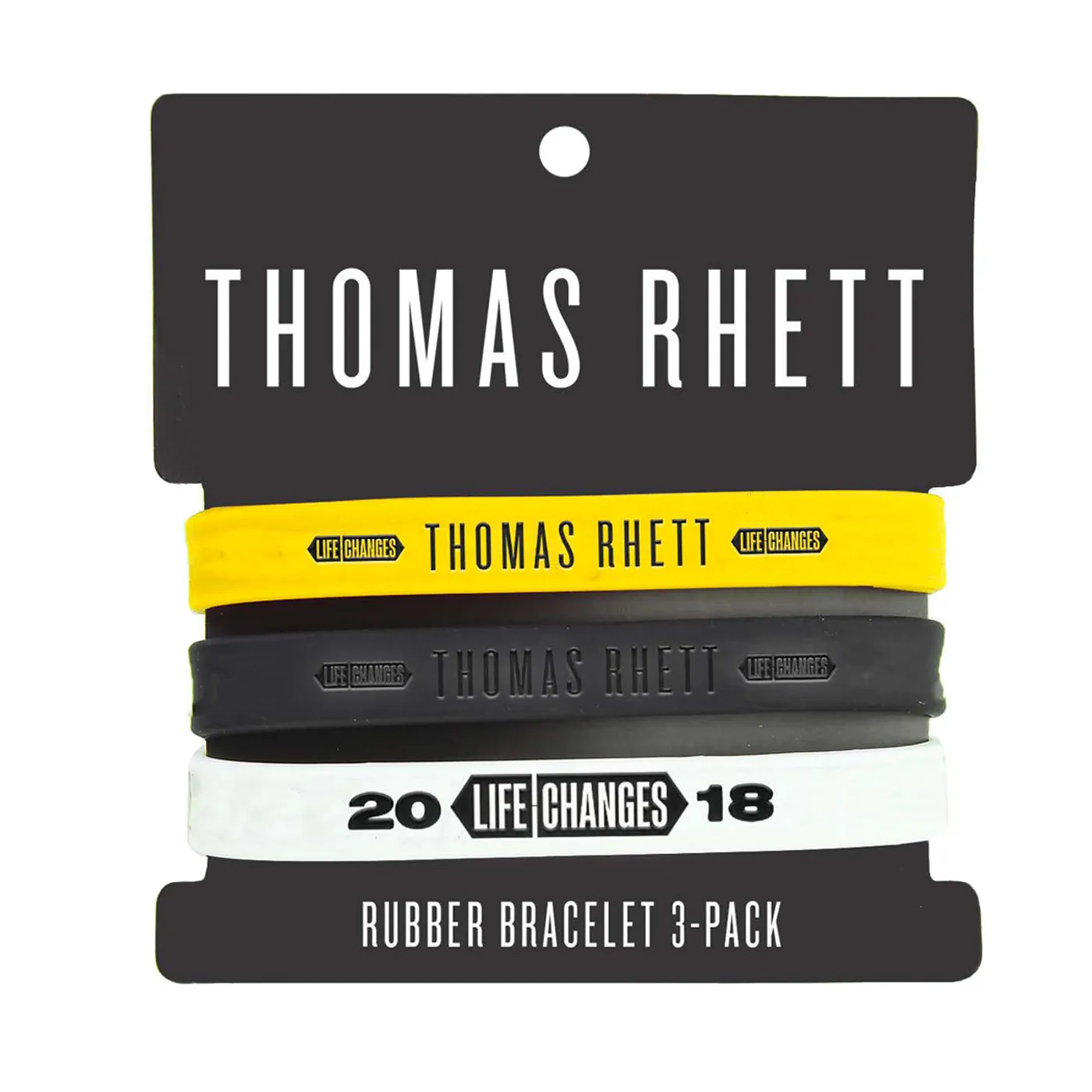 Thomas Rhett 2018 Life Changes Tour Rubber Bracelet Set