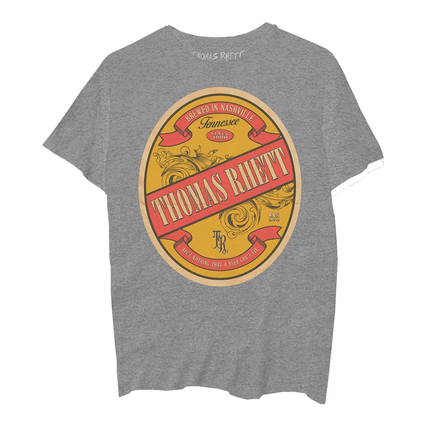 Thomas Rhett Brewed in Nashville Grey T-Shirt