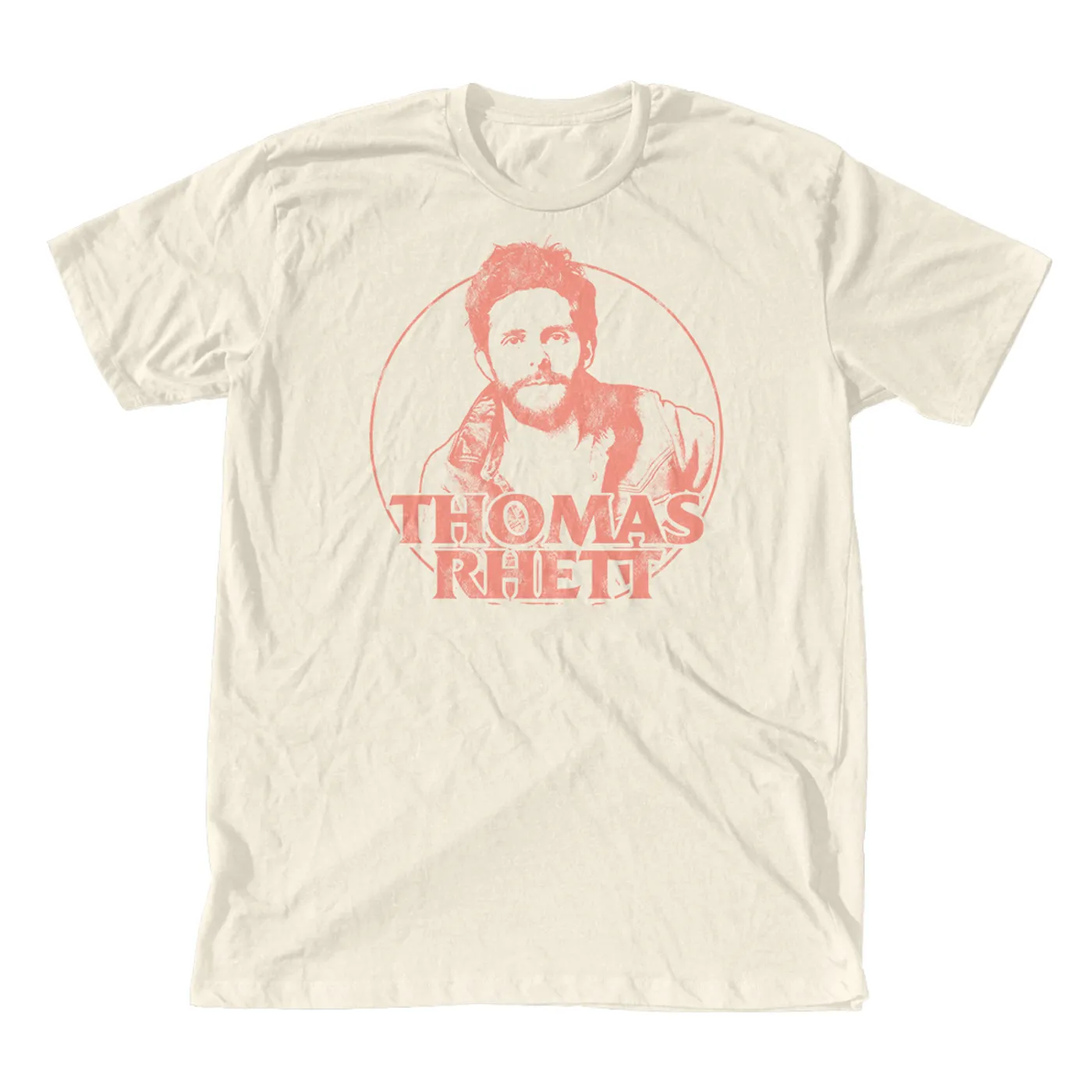 Thomas Rhett TR Illustration Vintage White T-Shirt