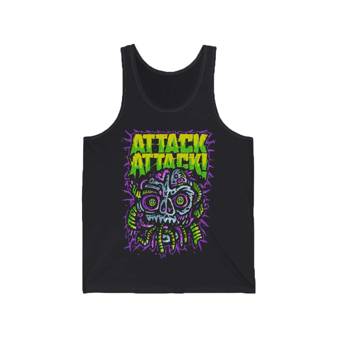 Attack Attack! Robot Skull Unisex Tank