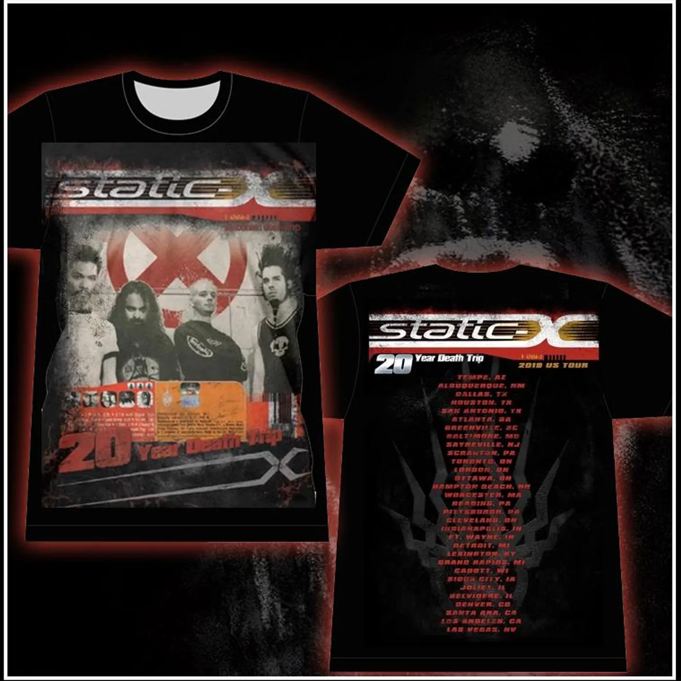 Static-X WDT Band Photo X With Tour Dates